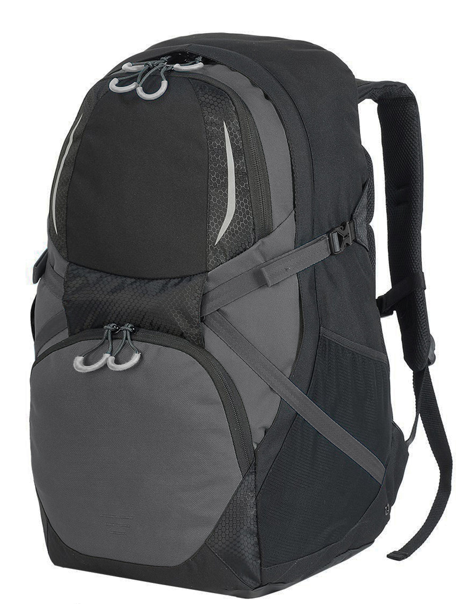 Shugon Solomon Explorer Rucksack sh880 - Black Dark Grey O S - Customisable Bags