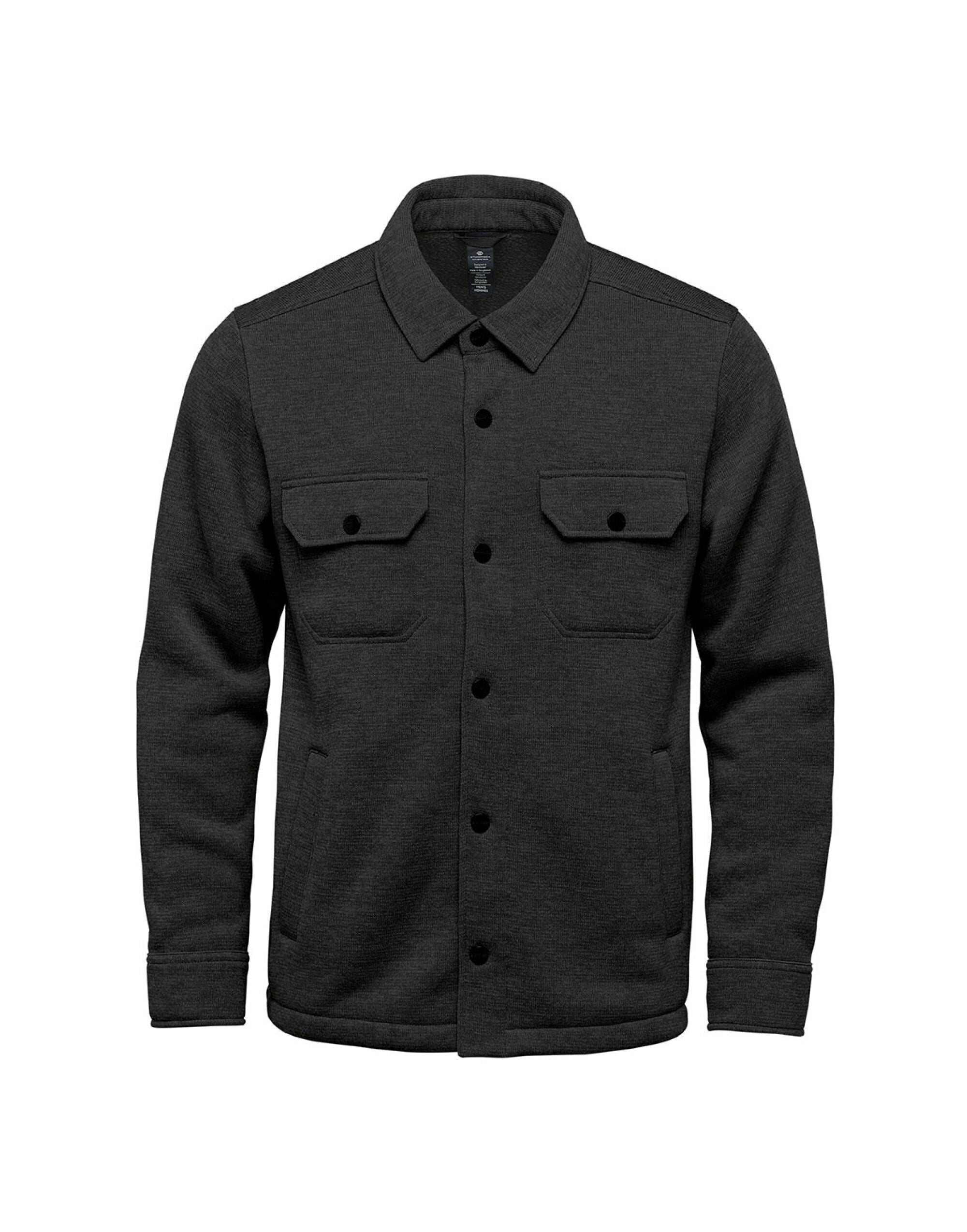 Stormtech Mens Avalanche Fleece Shirt SNF1 SNF-1 - Black Heather - Customisable Shirts