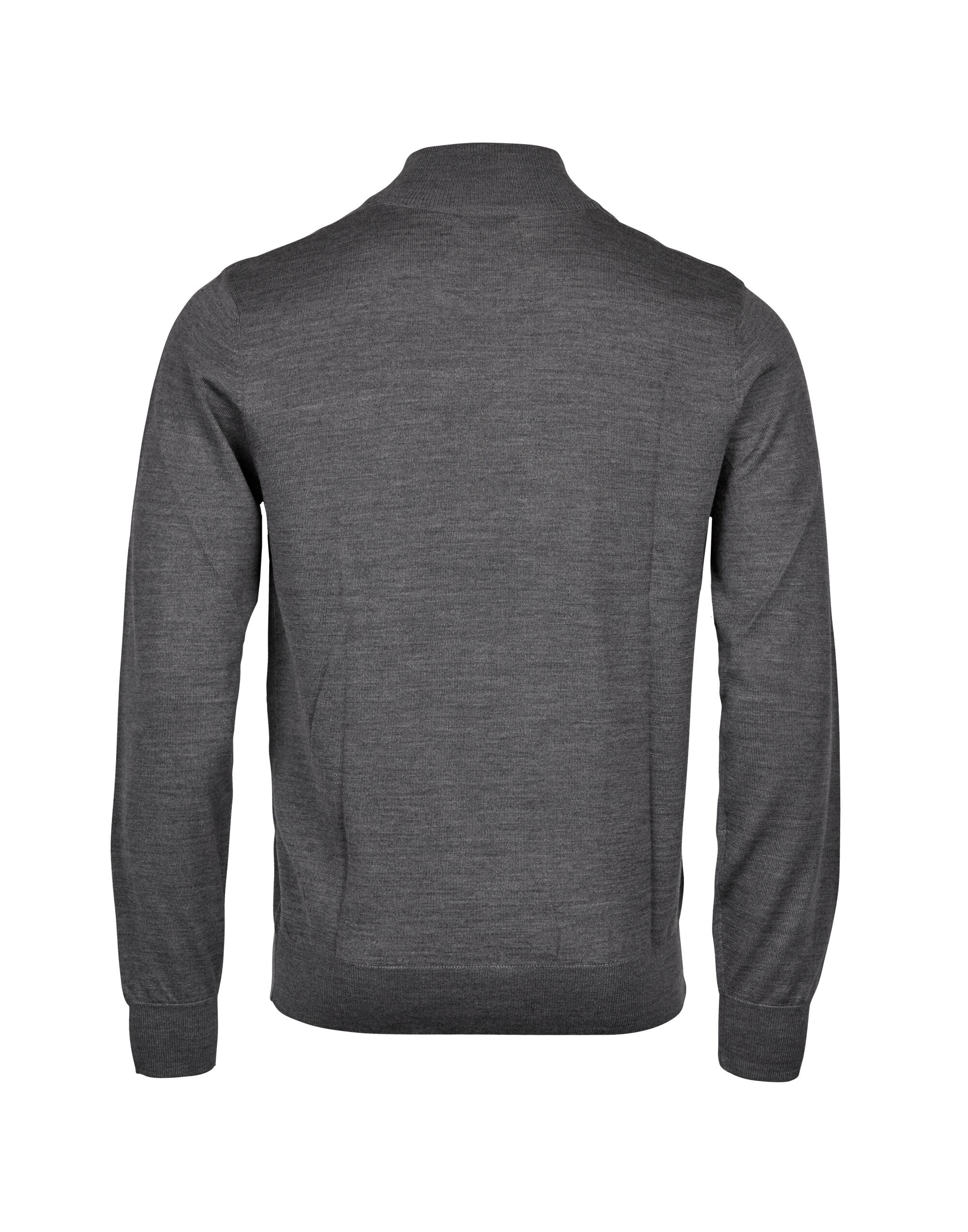 Tee Jays Mens Half Zip TJ6010 - Grey Melange - Customisable Jumper