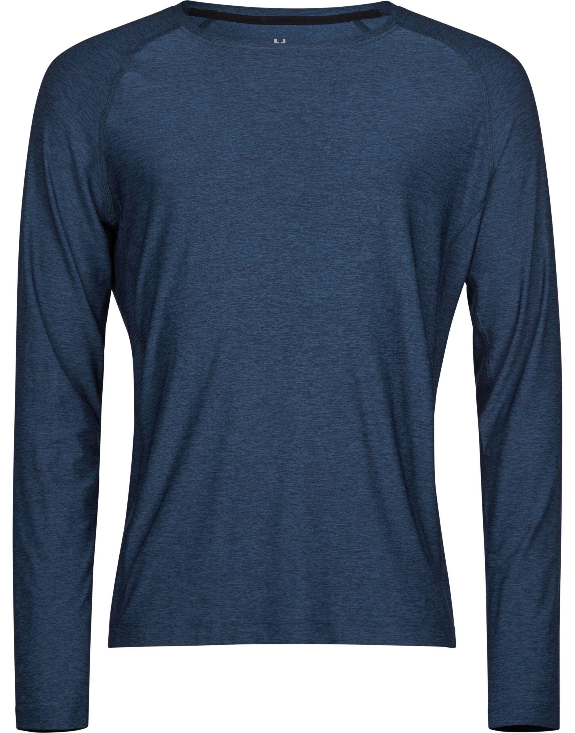 Tee Jays Long Sleeve Cooldry Tee TJ7022 - Navy Melange - Customisable T-Shirts
