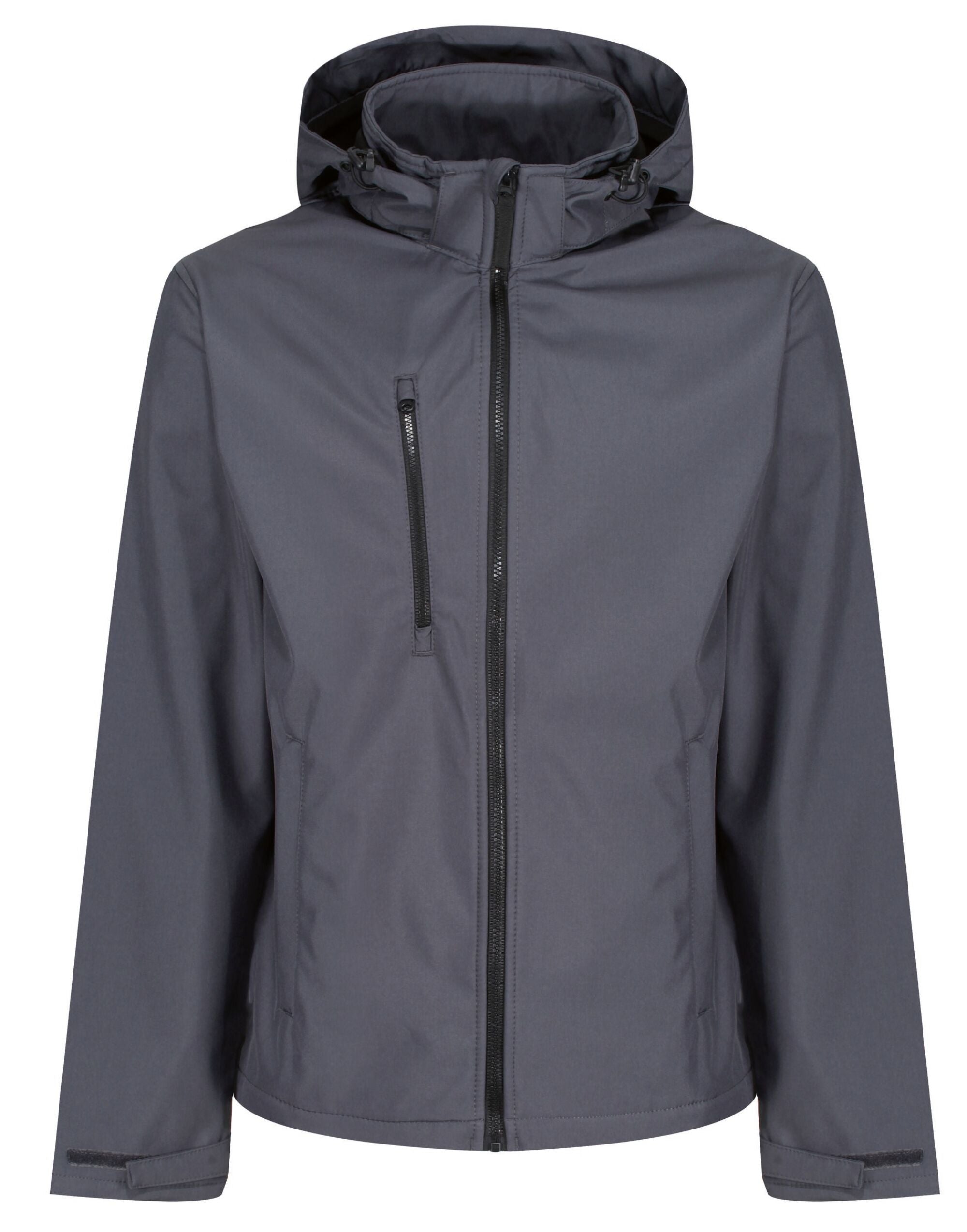 Regatta Professional Regatta Venturer Hooded Softshell tra701 - Seal Grey Black - Customisable Jackets