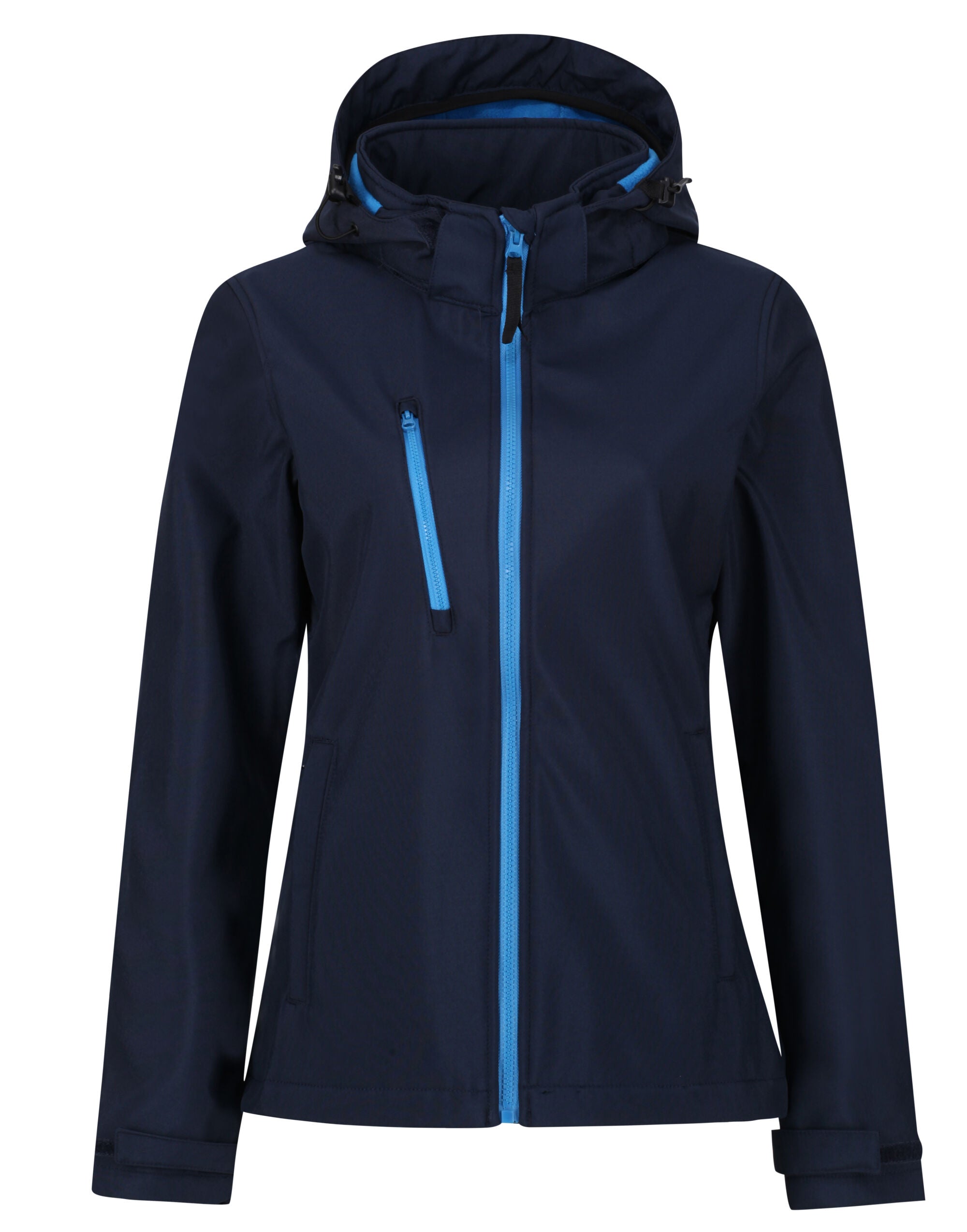 Regatta Professional Regatta Womens Venturer Hooded Softshell tra702 - Navy French Blue - Customisable Jackets