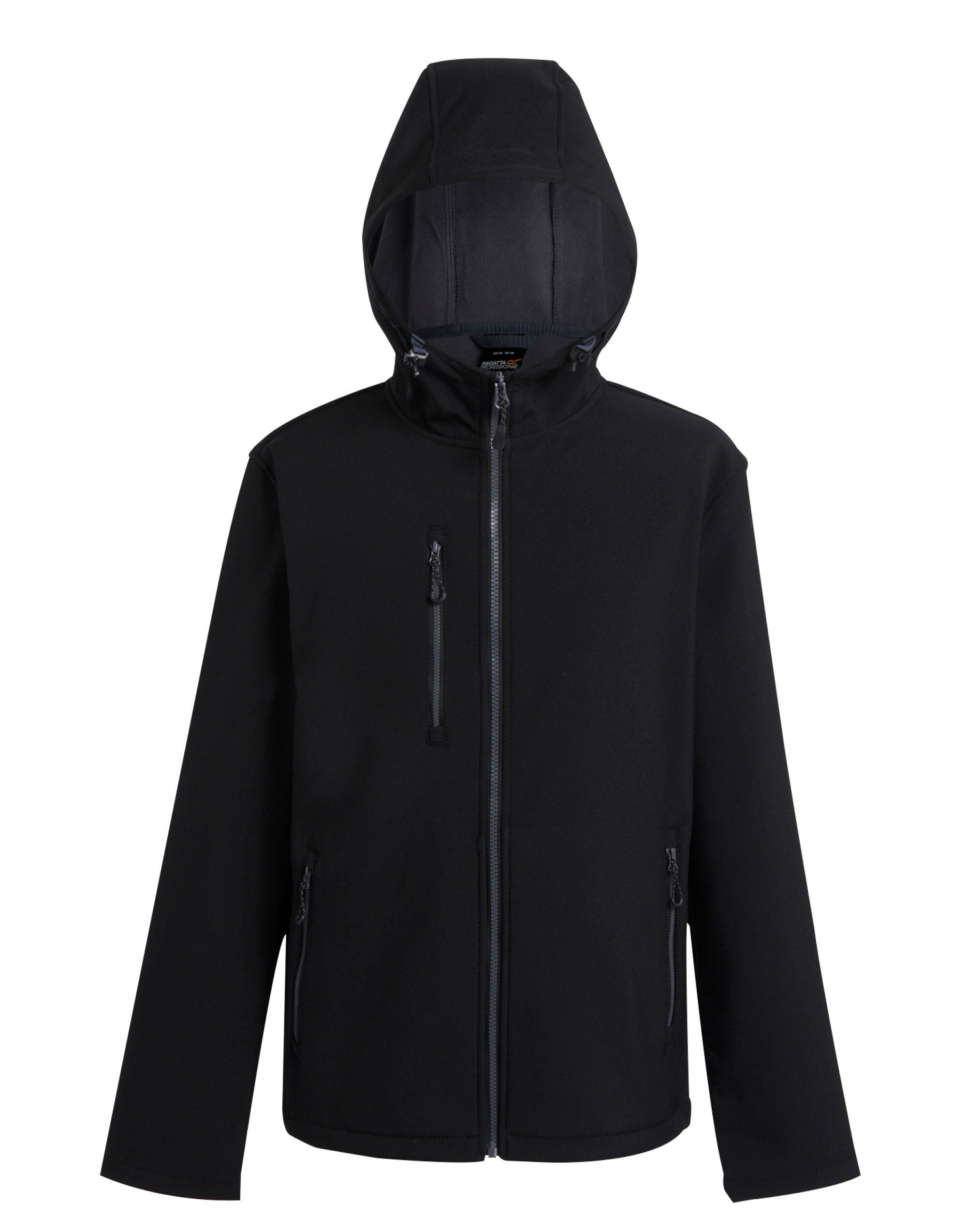 Regatta Professional Regatta Navigate 2-Layer Hood Softshell TRA705 - Black Seal - Customisable Softshell Jacket