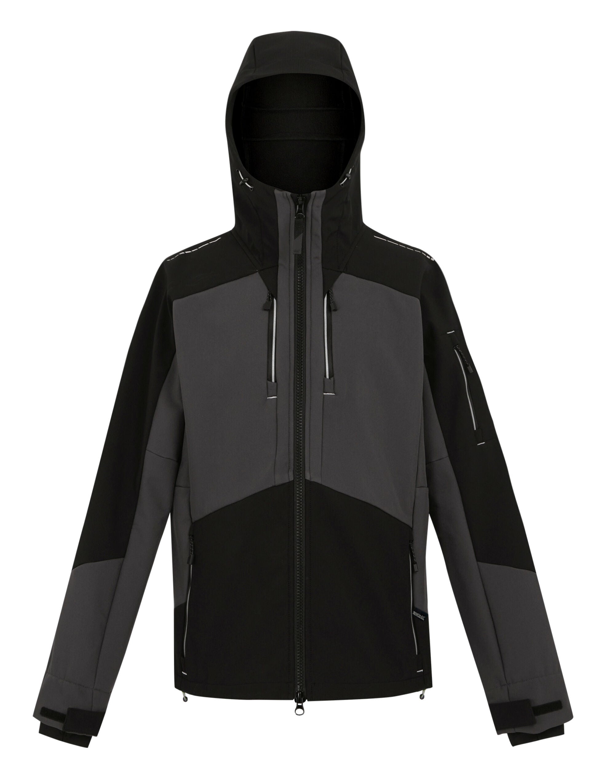Regatta Professional Regatta 4TEX Stretch 3 Layer Softshell TRA745 - Slate Grey Black - Customisable Softshell Jacket