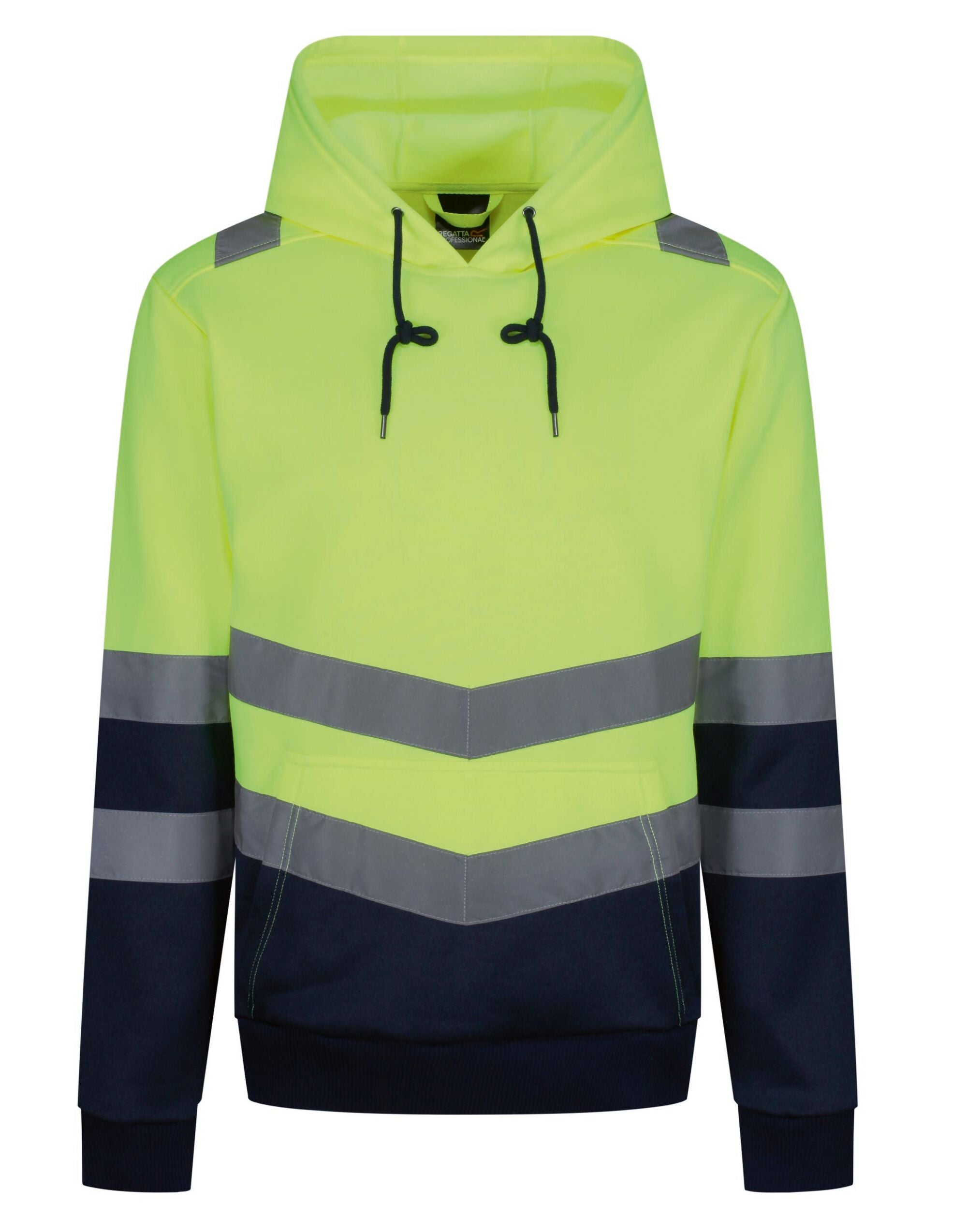 Regatta Hi Vis Pro Overhead Hoodie TRF663 - Hi-Vis Yellow - Customisable Hoodies
