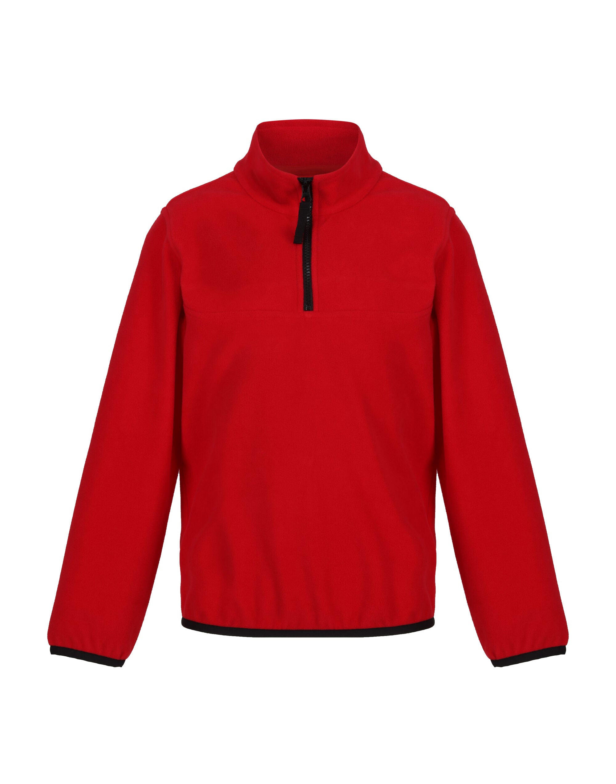Regatta Junior Micro Fleece Half Zip trf679 - Classic Red Black - Customisable Outerwear
