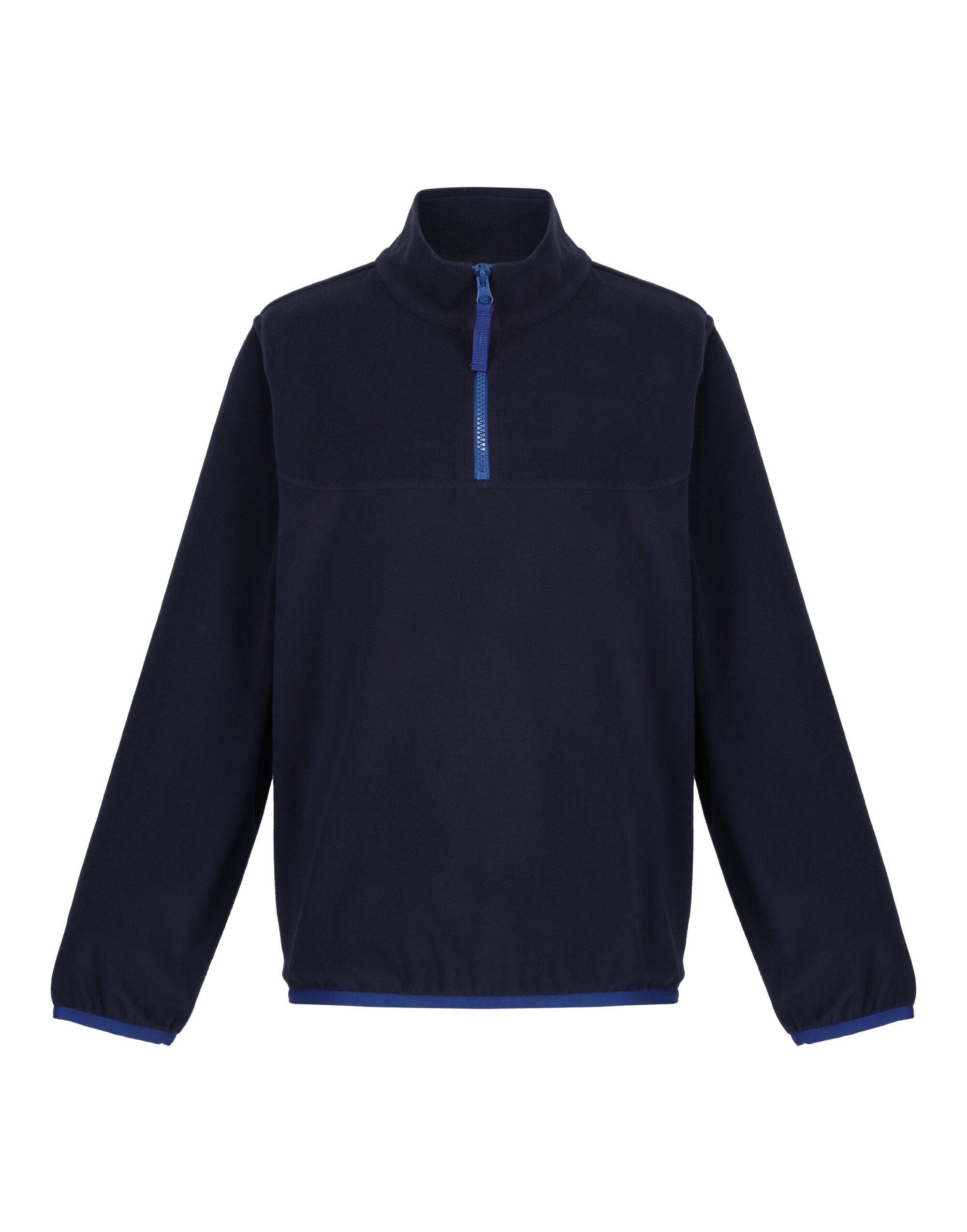 Regatta Junior Micro Fleece Half Zip trf679 - Navy New Royal - Customisable Outerwear
