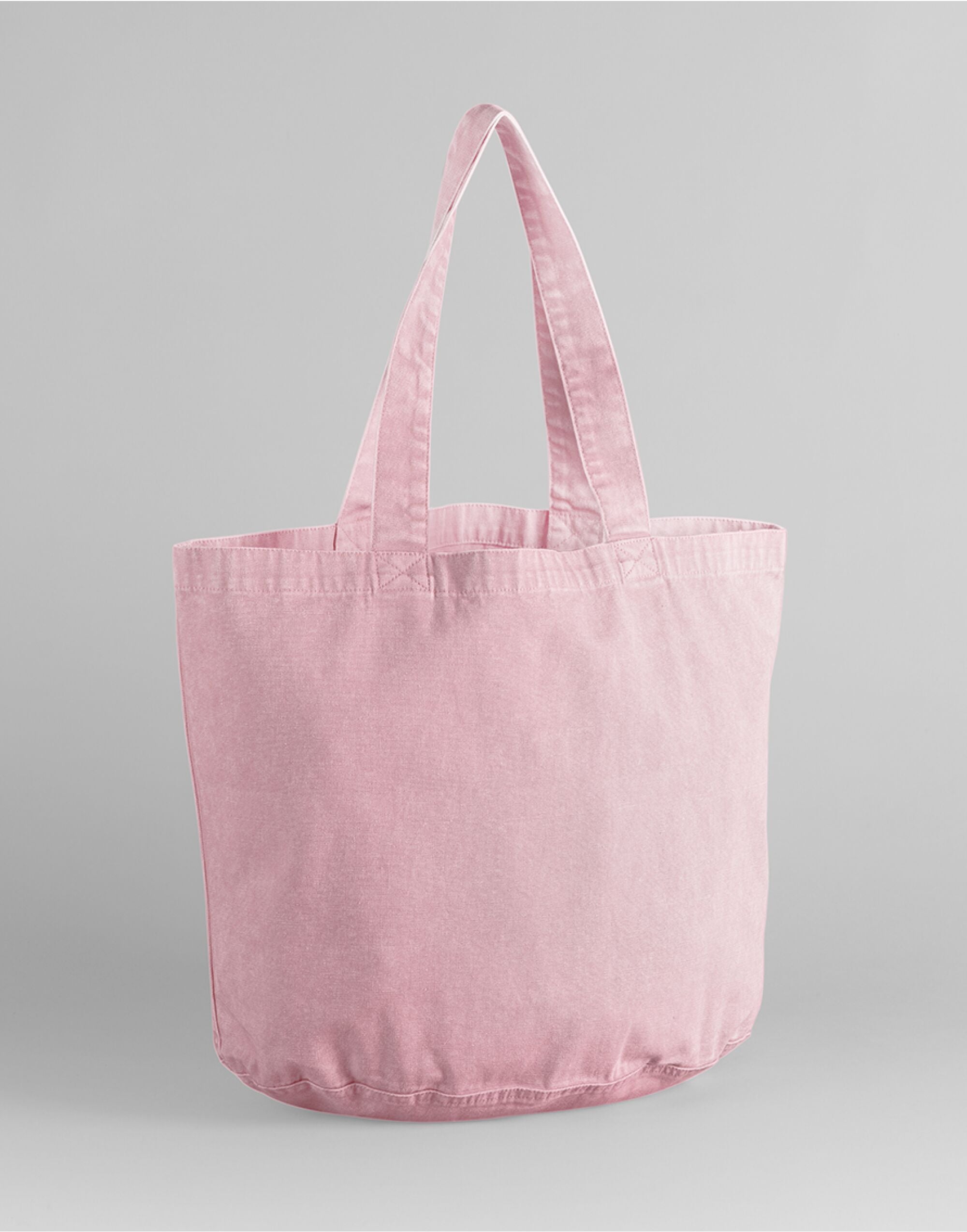 Westford Mill Garment Dyed Shopper W345 - Vintage Dusky Pink O S - Customisable Bags