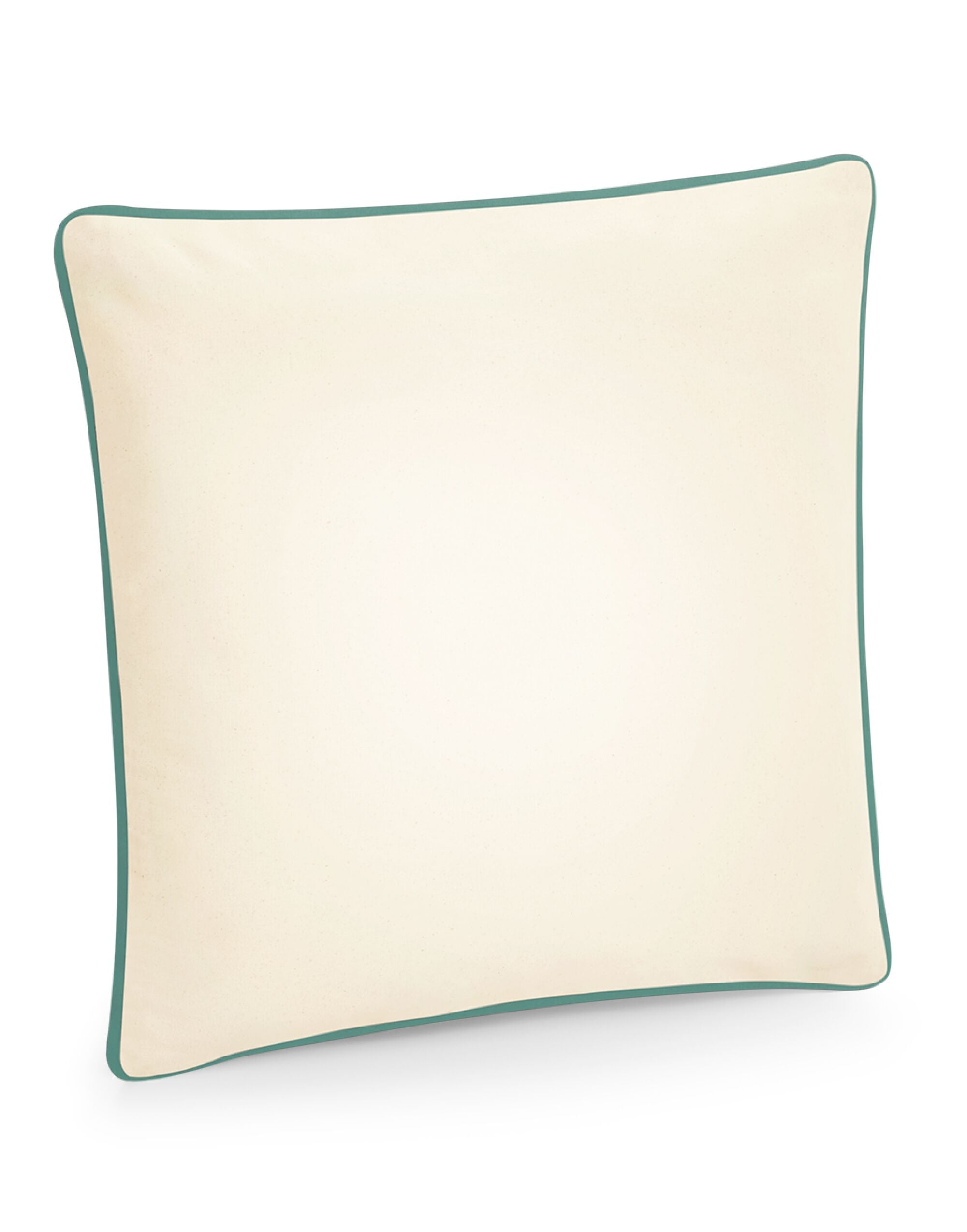 Westford Mill Cotton Cushion Cover w355 - Natural Sage Green O S - Customisable Accessories