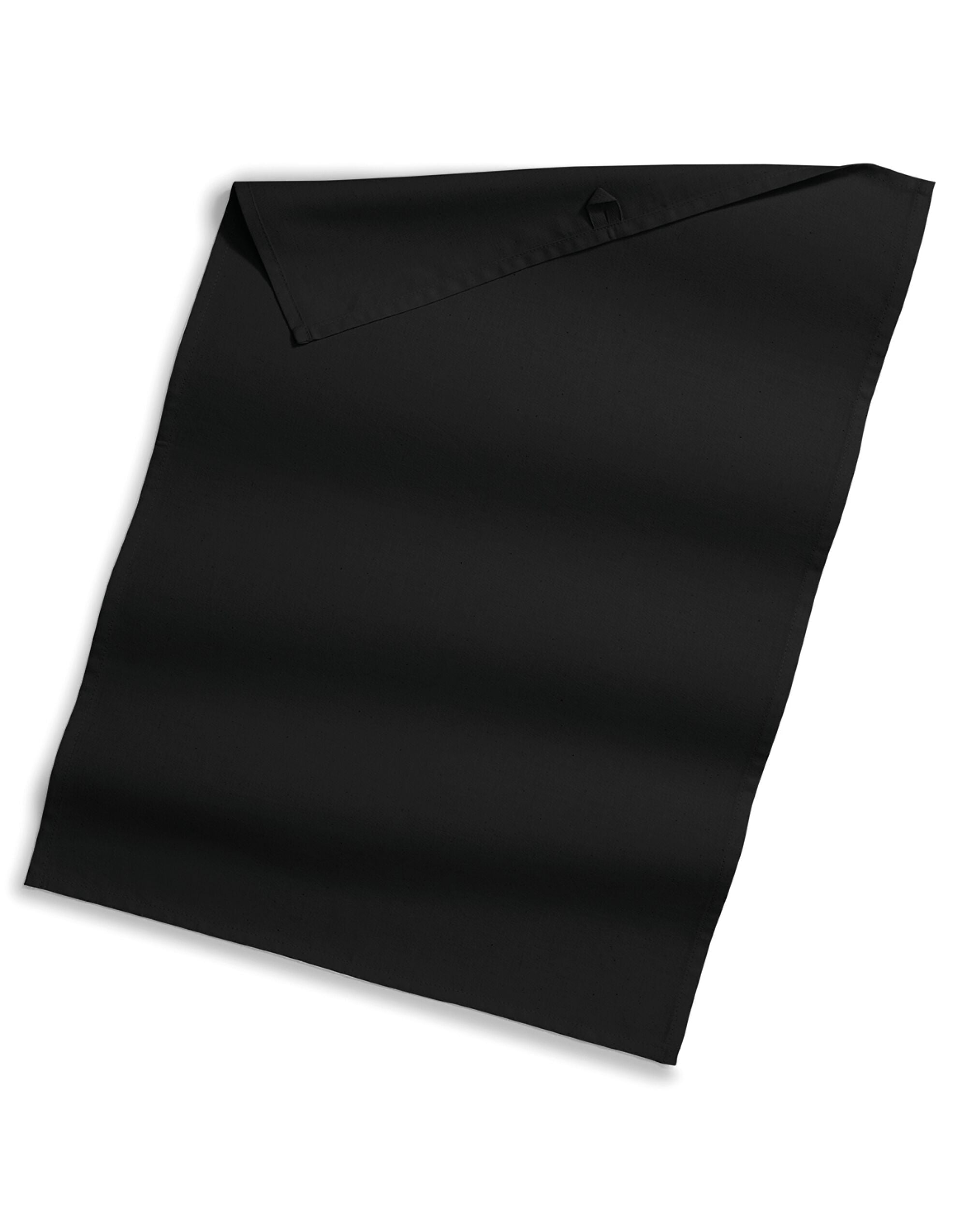 Westford Mill Organic Cotton Tea Towel w710 - Black O S - Customisable Accessories