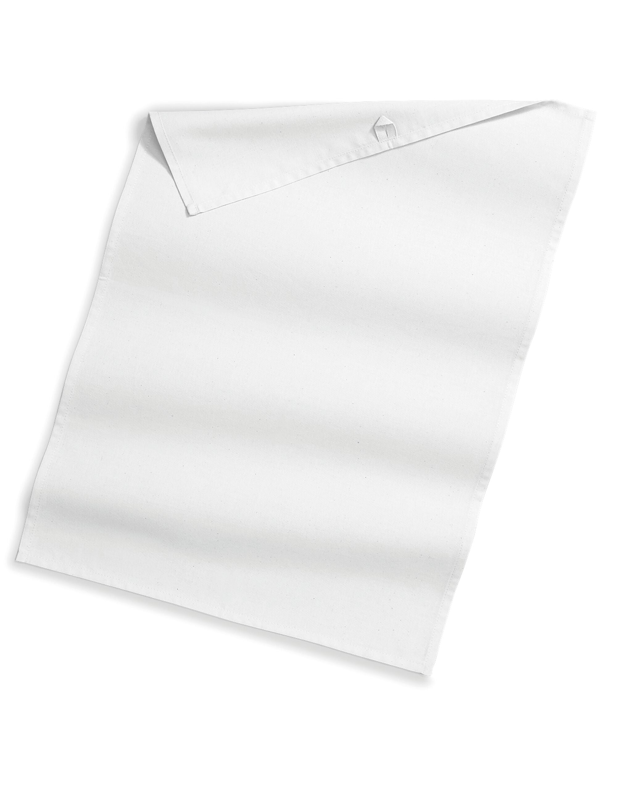 Westford Mill Organic Cotton Tea Towel w710 - White O S - Customisable Accessories