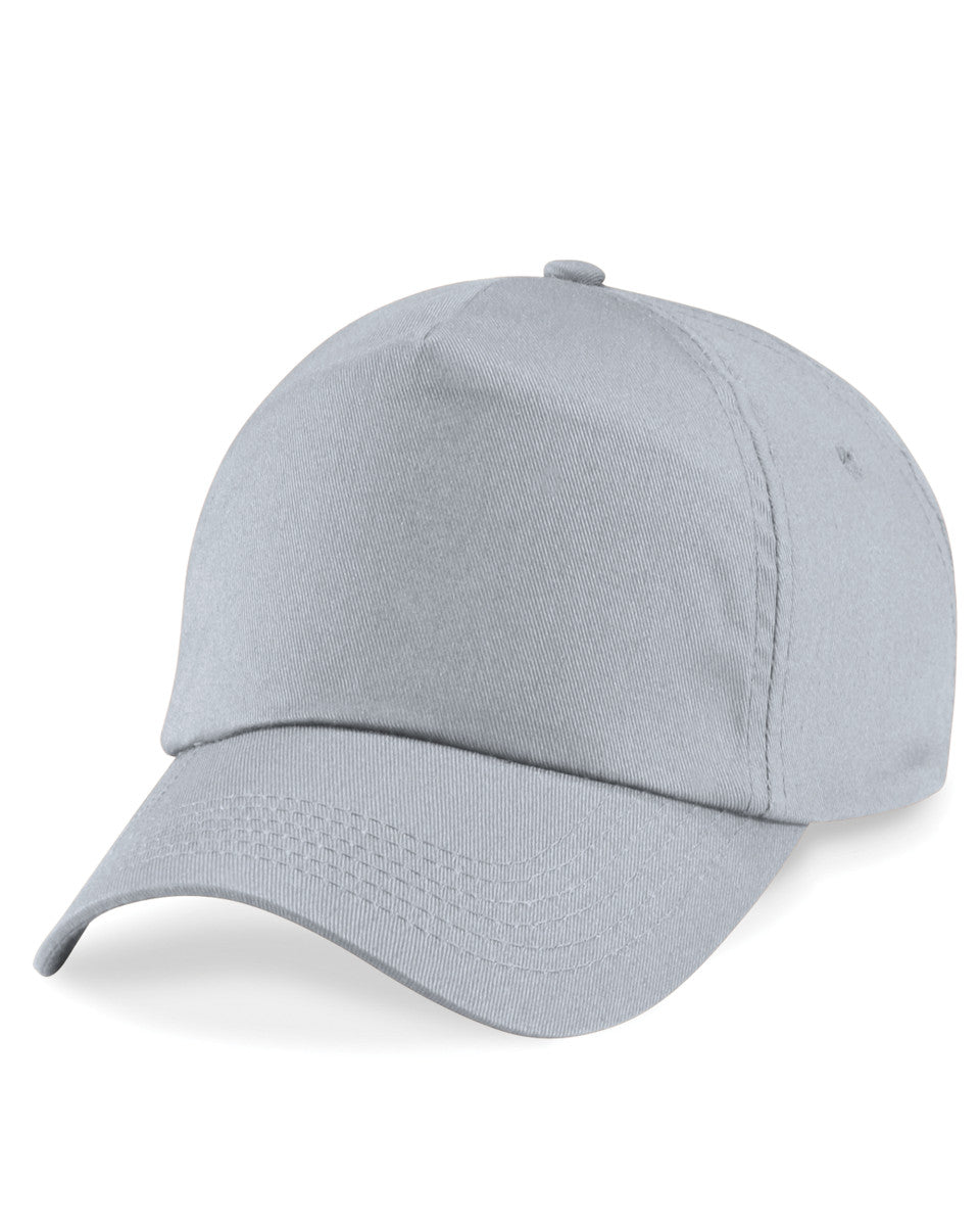 Beechfield Original 5 Panel Cap B10 - Light Grey O S - Customisable Caps