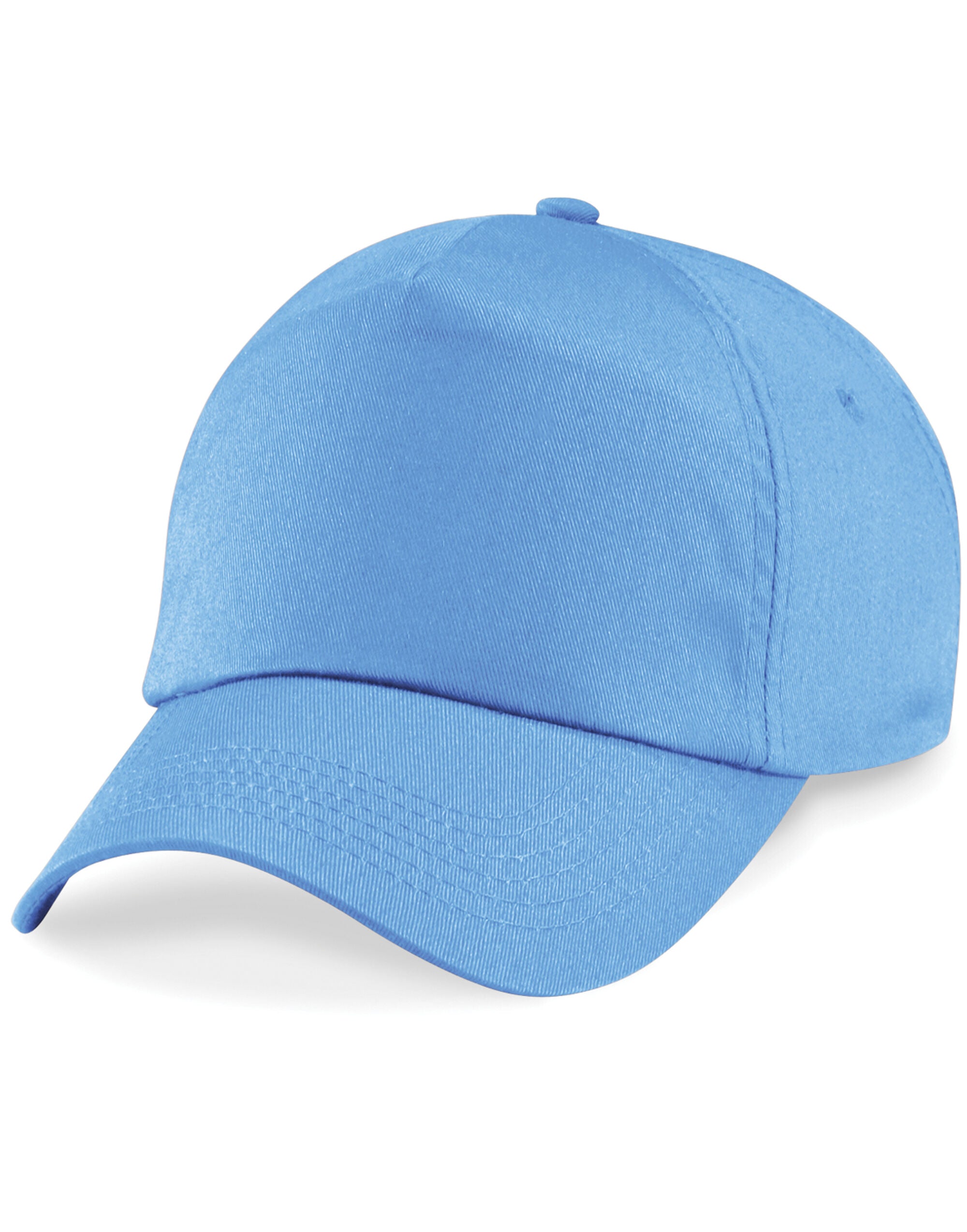 Beechfield Junior Original 5 Panel Cap B10B - Sky Blue O S - Customisable Caps