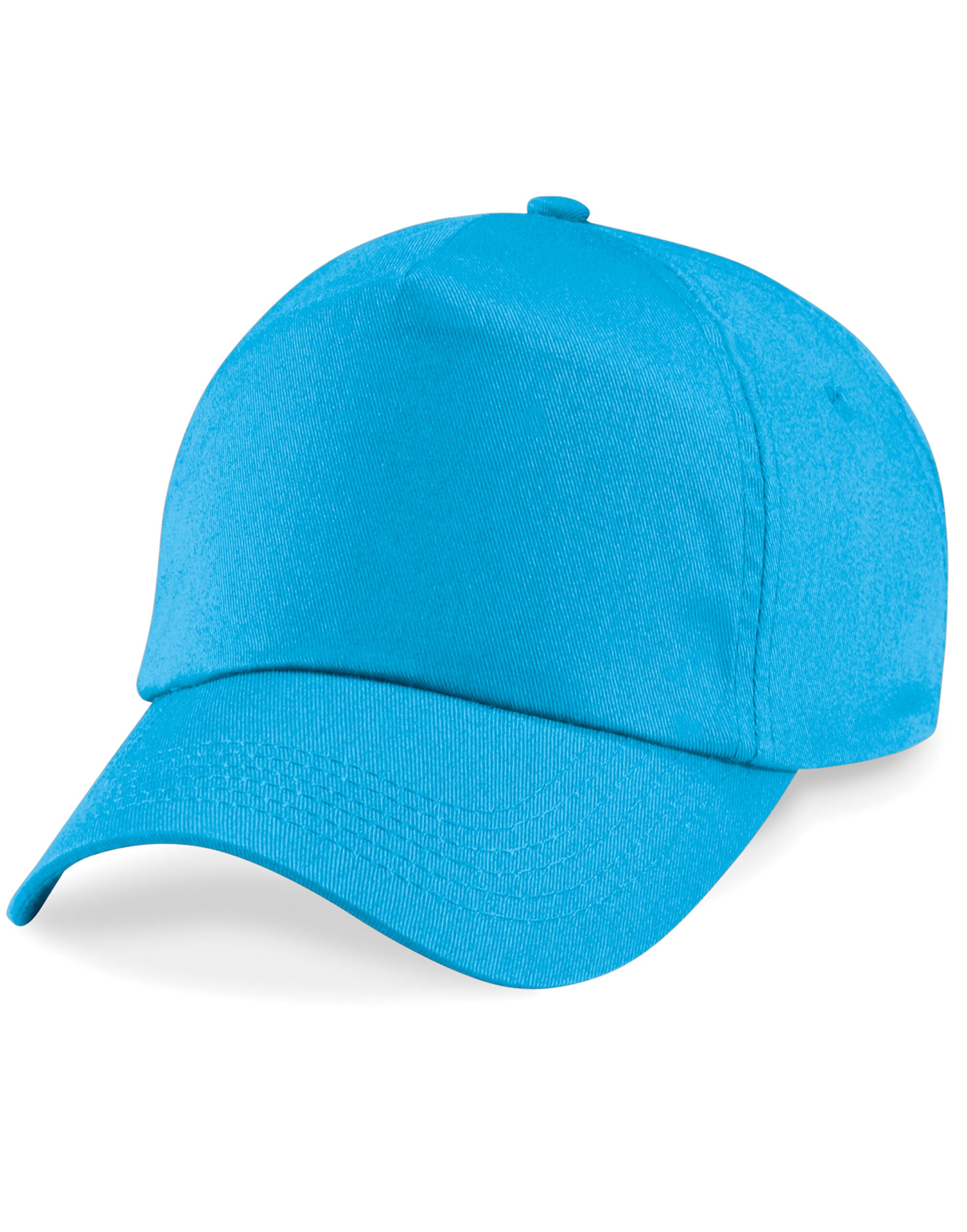 Beechfield Junior Original 5 Panel Cap B10B - Surf Blue O S - Customisable Caps