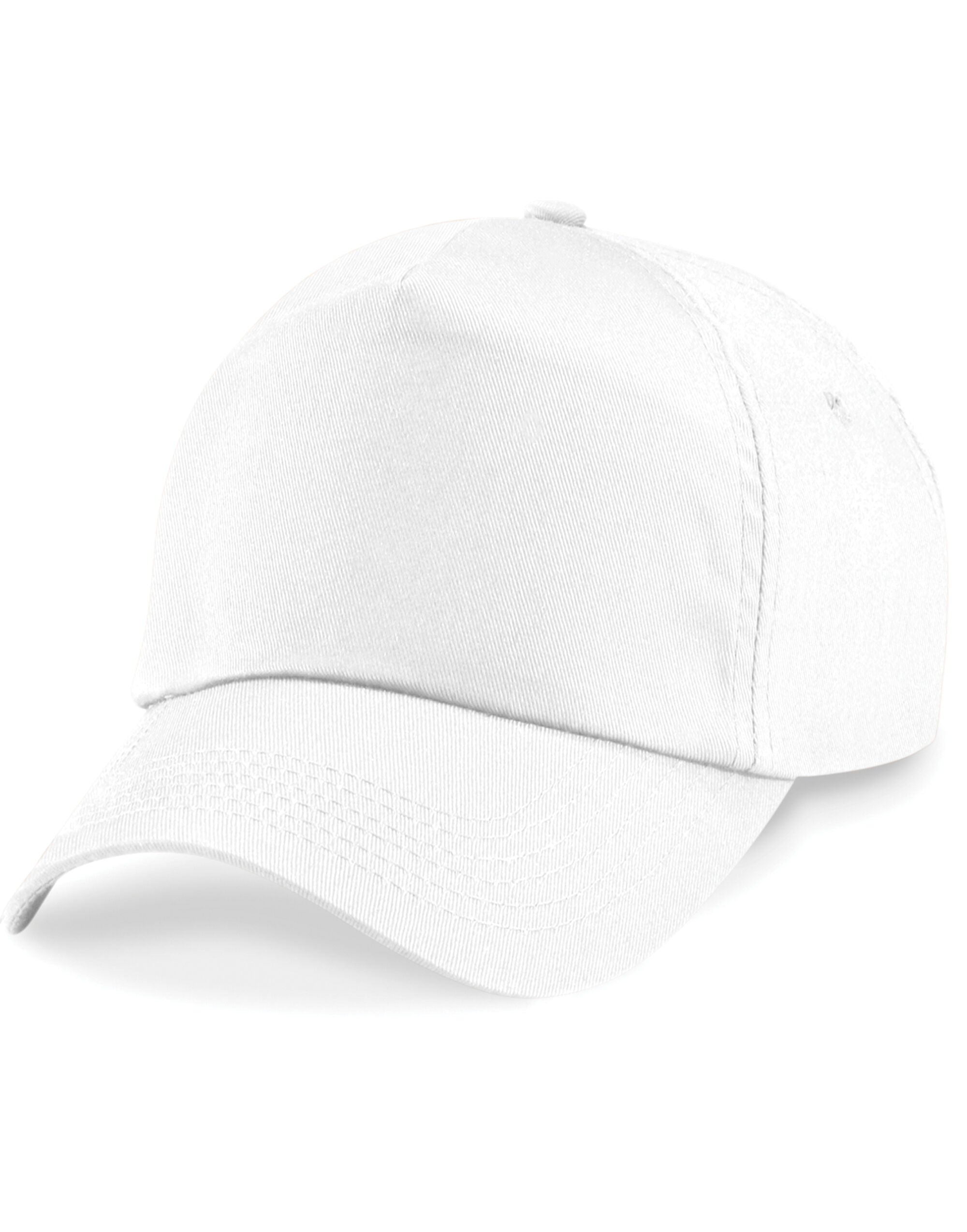 Beechfield Junior Original 5 Panel Cap B10B - White O S - Customisable Caps