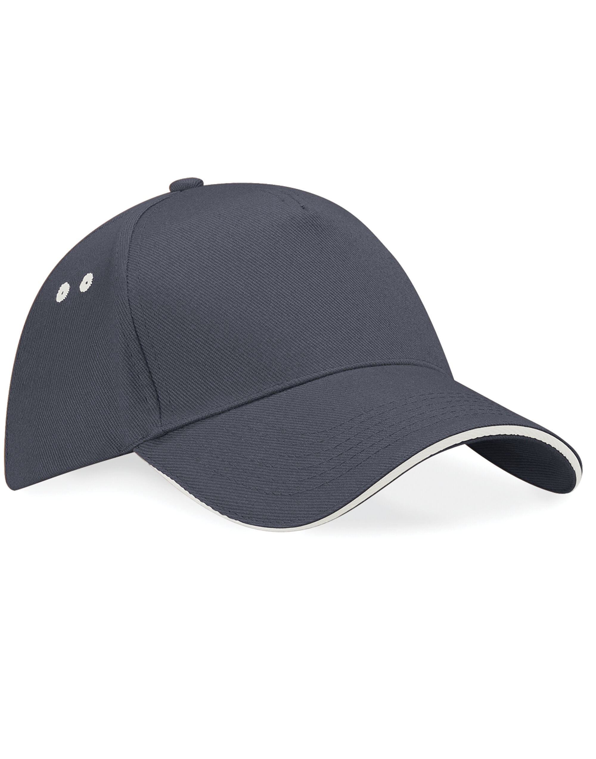 Beechfield Ultimate Sandwich Peak Cap B15C - Graphite Grey oyster Grey O S - Customisable Caps