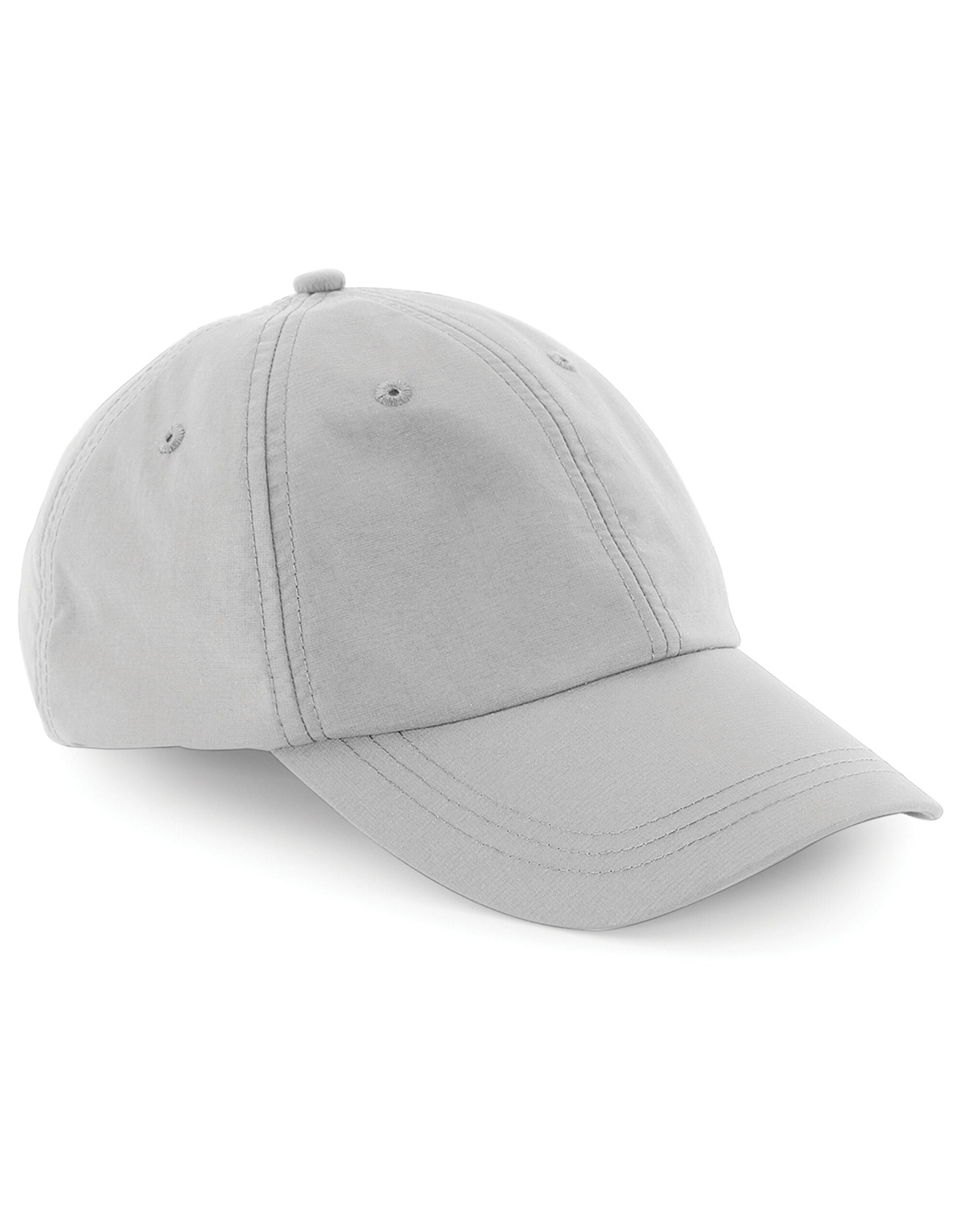 Beechfield Outdoor 6 Panel Cap B187 - Light Grey O S - Customisable Caps
