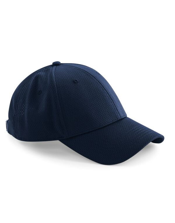 Beechfield - Beechfield Air Mesh 6 Panel Cap - B196 - Navy O S - Customisable HEADWEAR