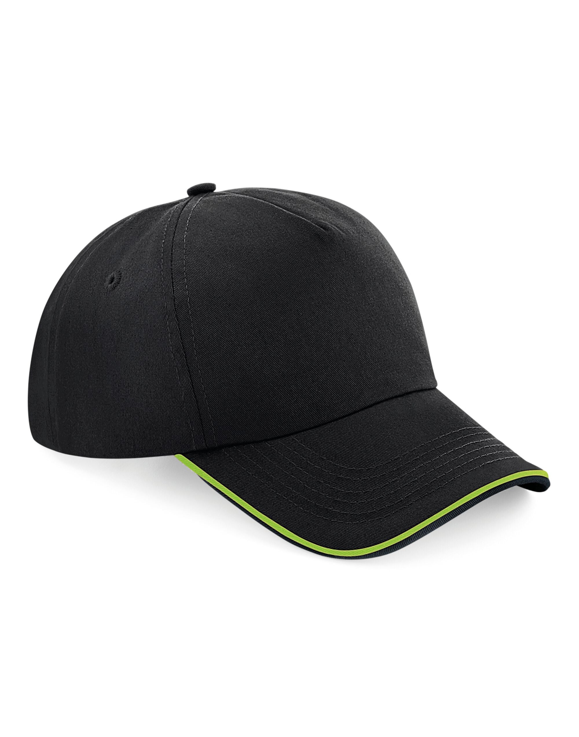 Beechfield Authentic 5 Panel Piped Peak B25C - - Customisable Caps