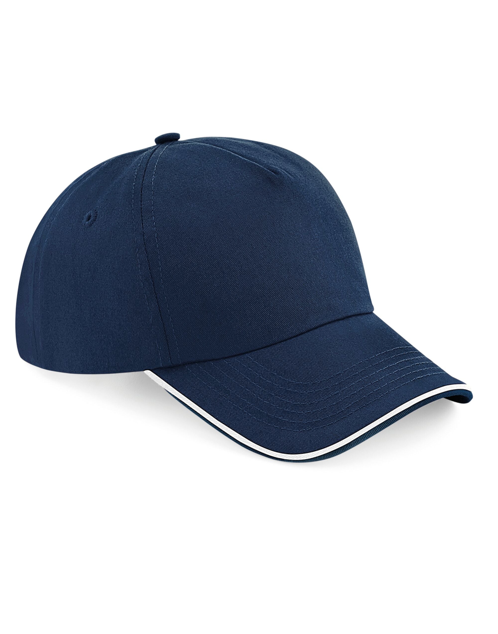 Beechfield Authentic 5 Panel Piped Peak B25C - - Customisable Caps
