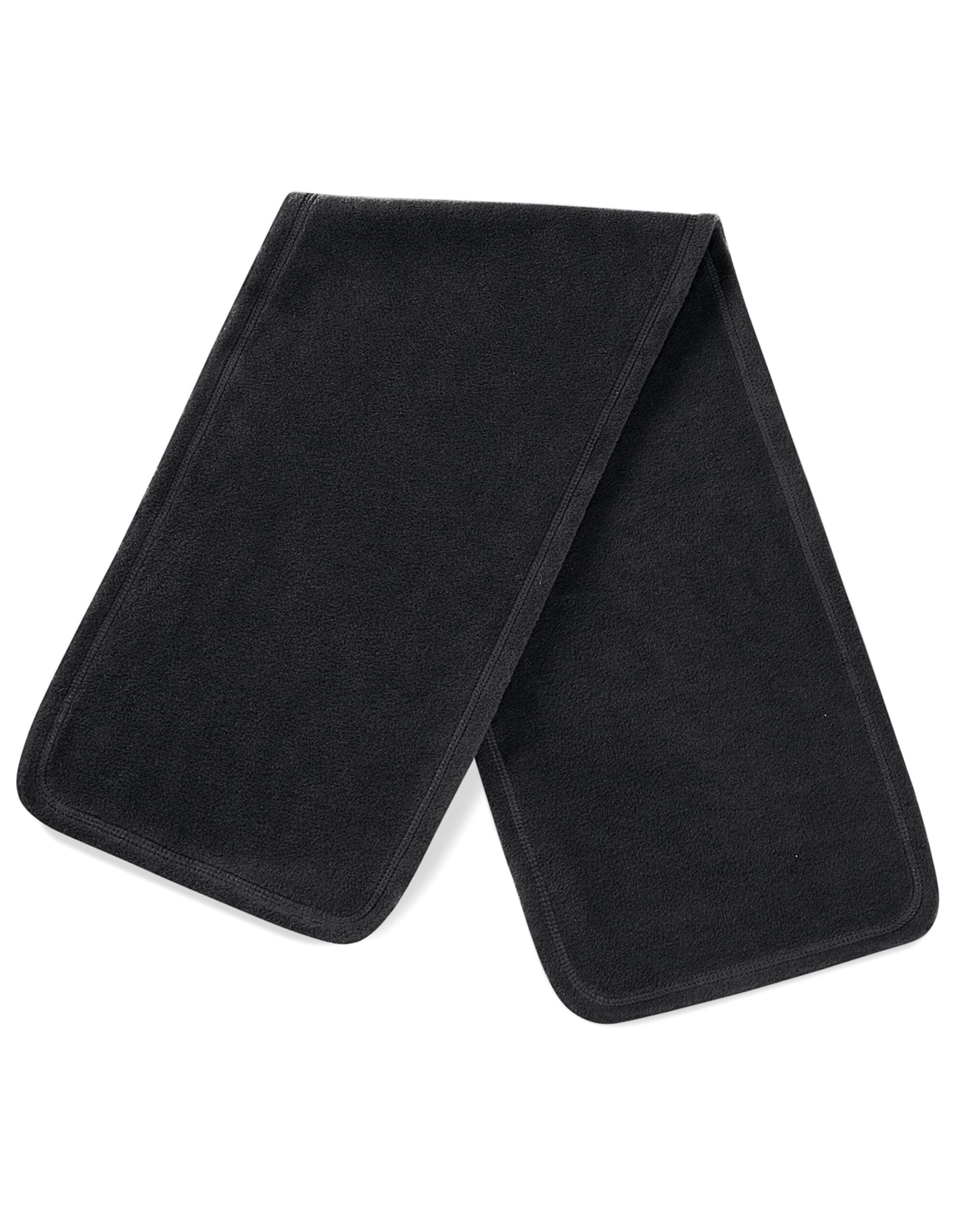 Beechfield Suprafleece® Geneva Scarf B290 - Black O S - Customisable Scarf