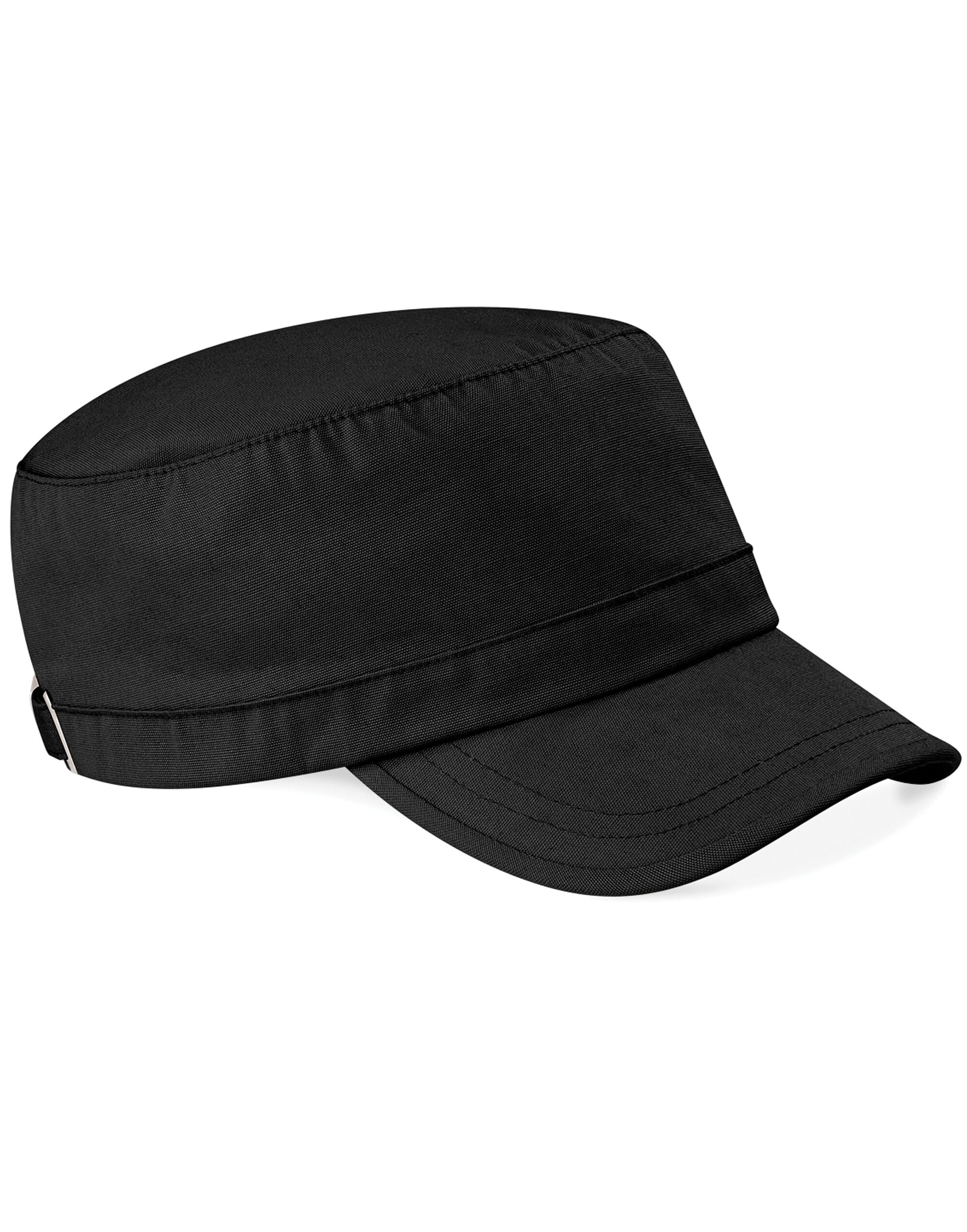 Beechfield Army Cap B34 - Black O S - Customisable Caps