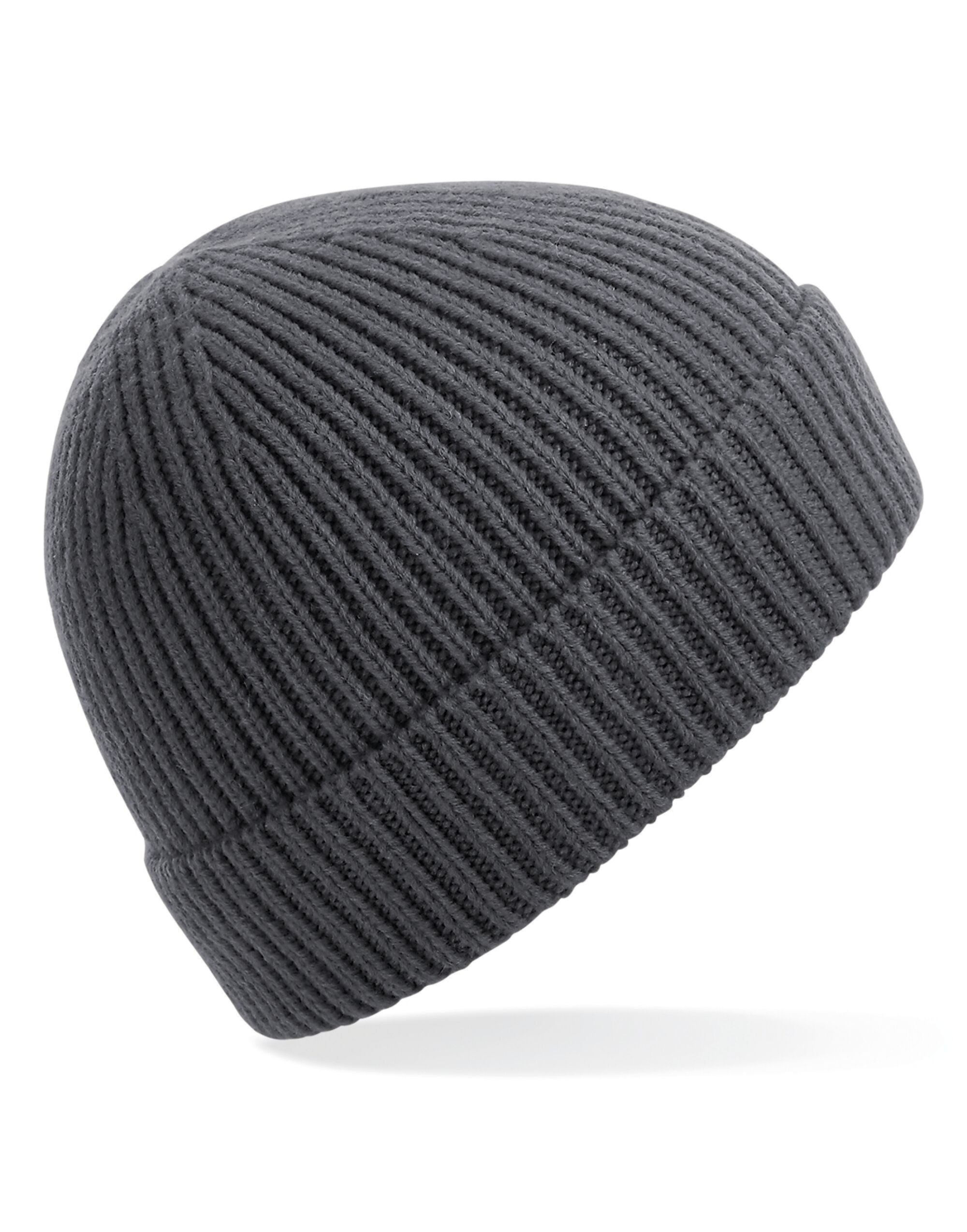Beechfield Engineered Knit Ribbed Beanie B380 - - Customisable Beanies