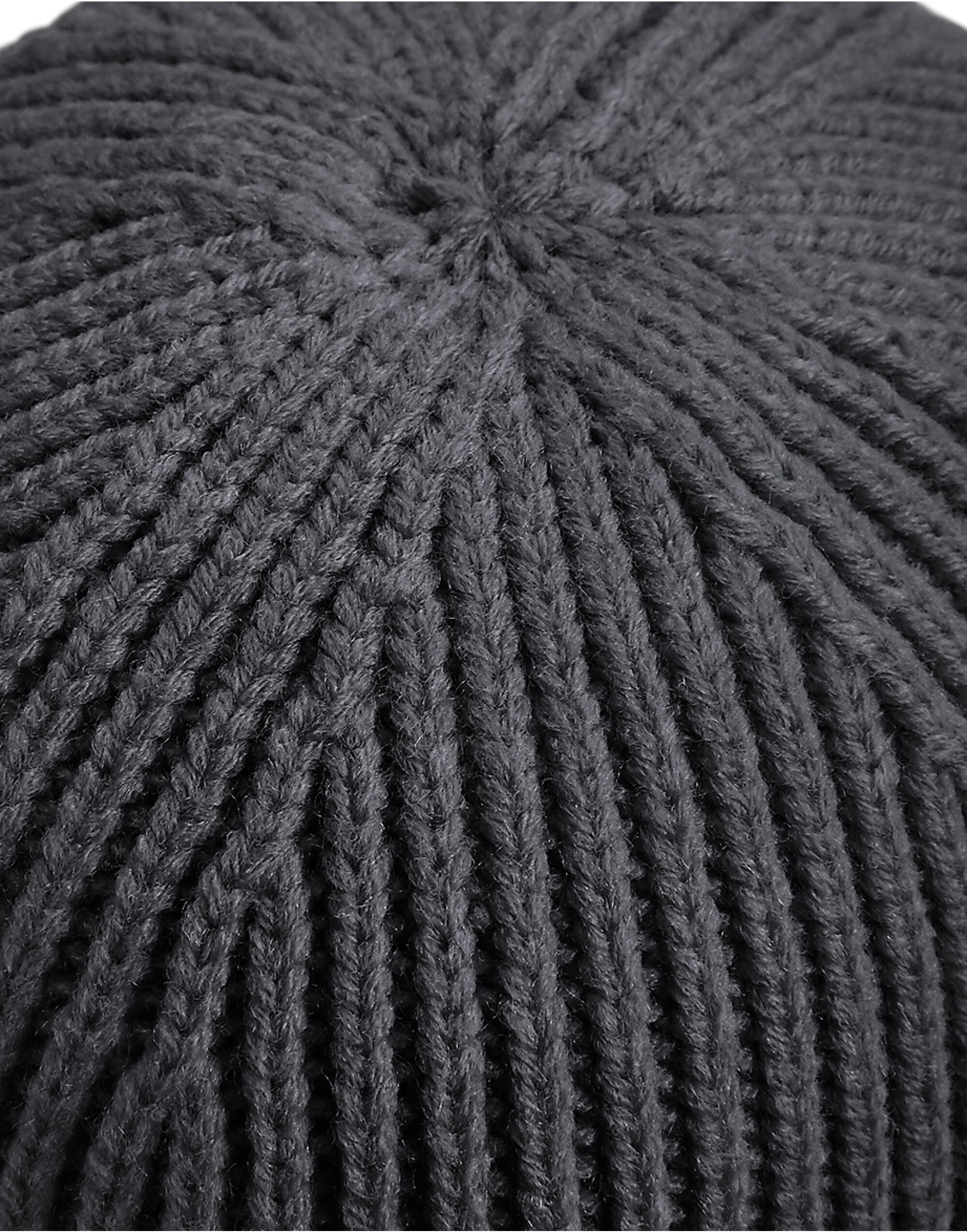 Beechfield Engineered Knit Ribbed Beanie B380 - Graphite O S - Customisable Beanies