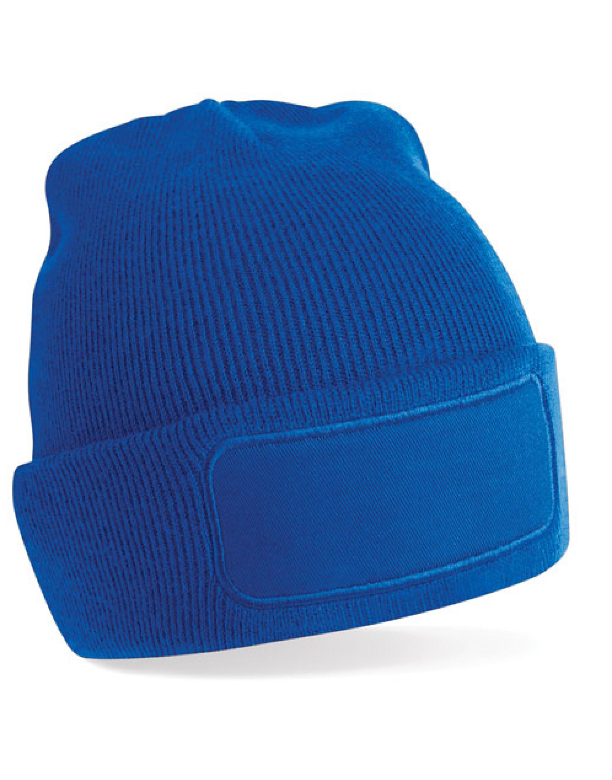 Beechfield Original Patch Beanie B445 - Bright Royal O S - Customisable Beanies