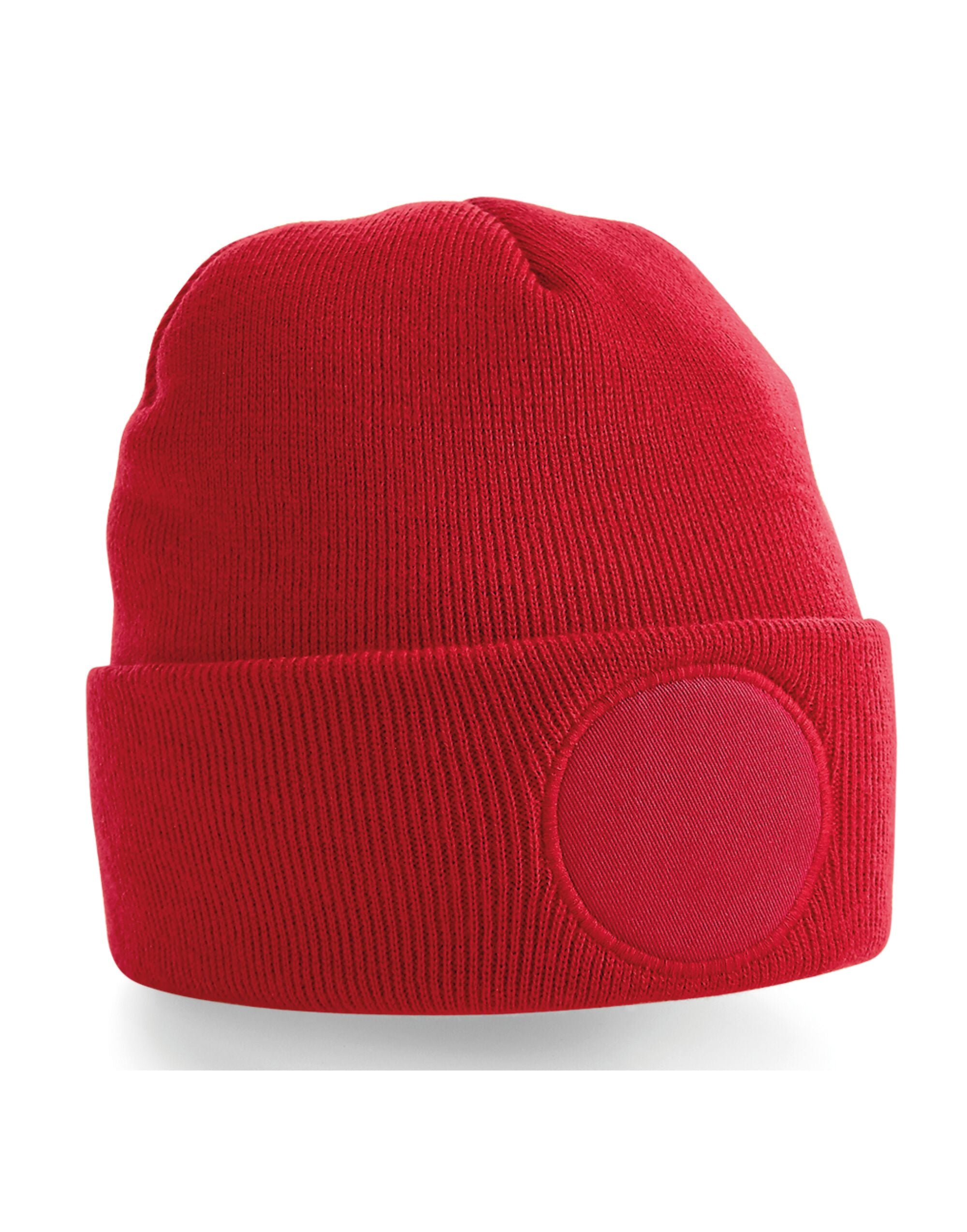 Beechfield Circular Patch Beanie B446 - - Customisable Beanies