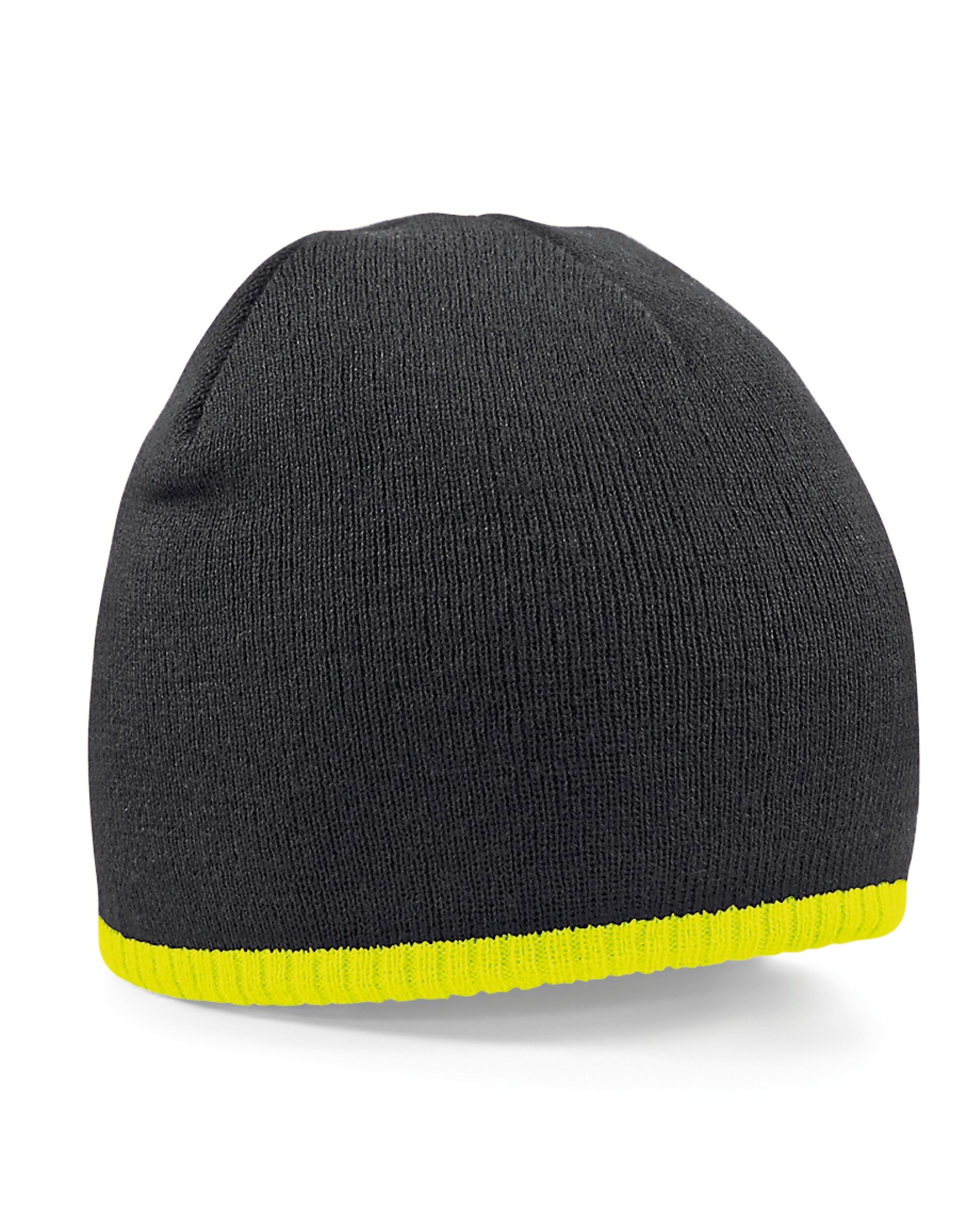 Beechfield Two-Tone Pull On Beanie B44C - - Customisable Beanies