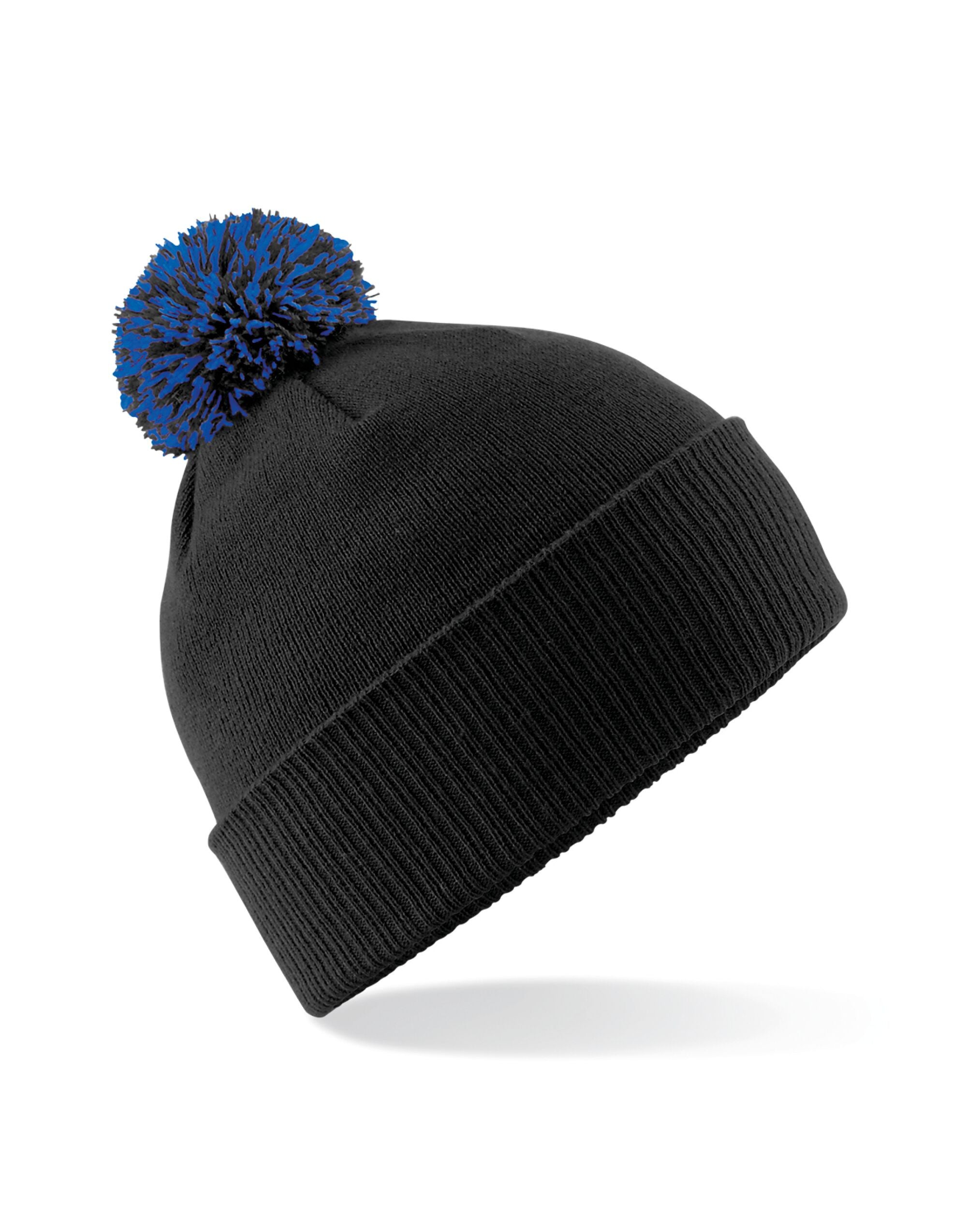 Beechfield Snowstar® Beanie B450 - Black bright Royal O S - Customisable Beanies