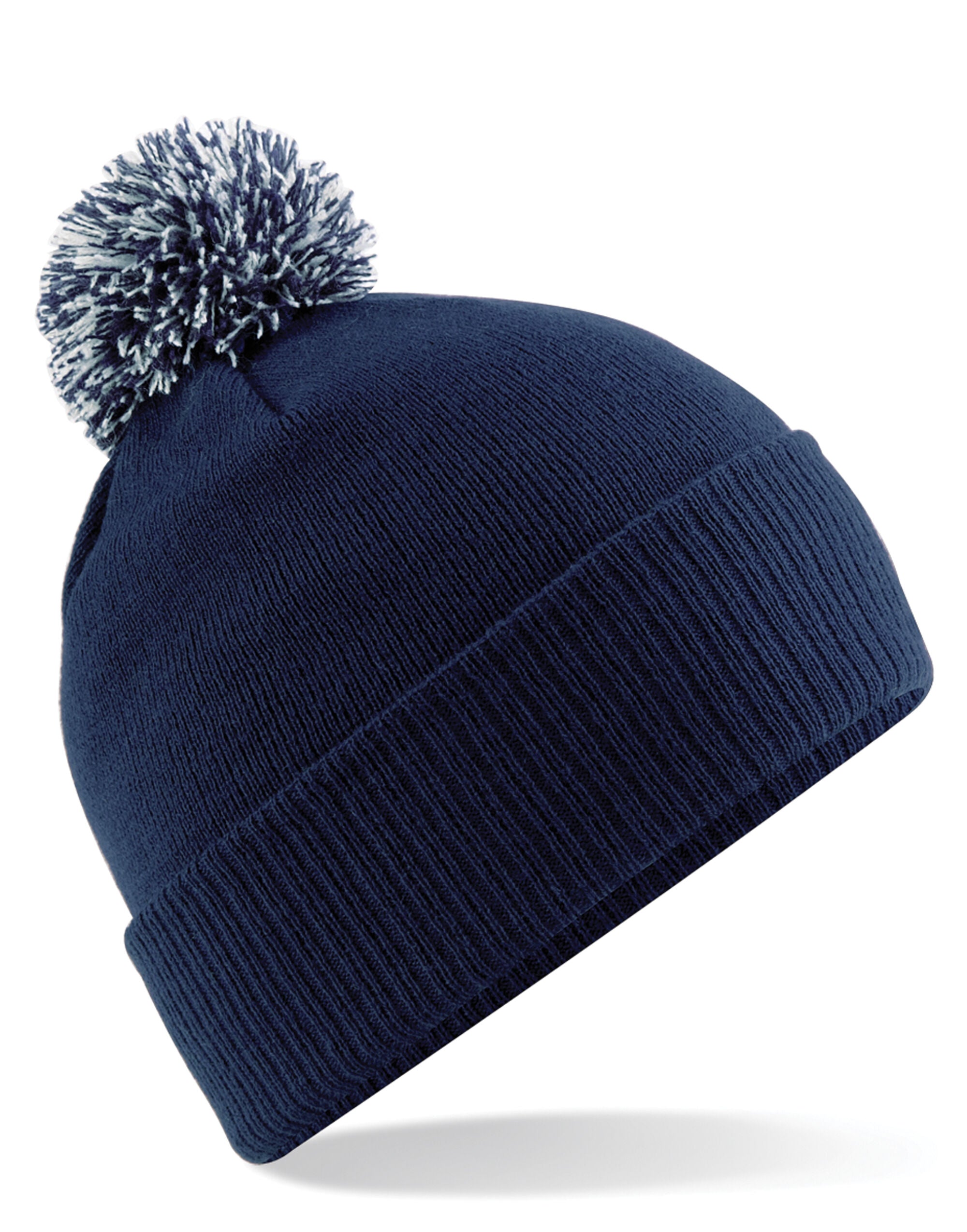 Beechfield Snowstar® Beanie B450 - French Navy Light Grey O S - Customisable Beanies