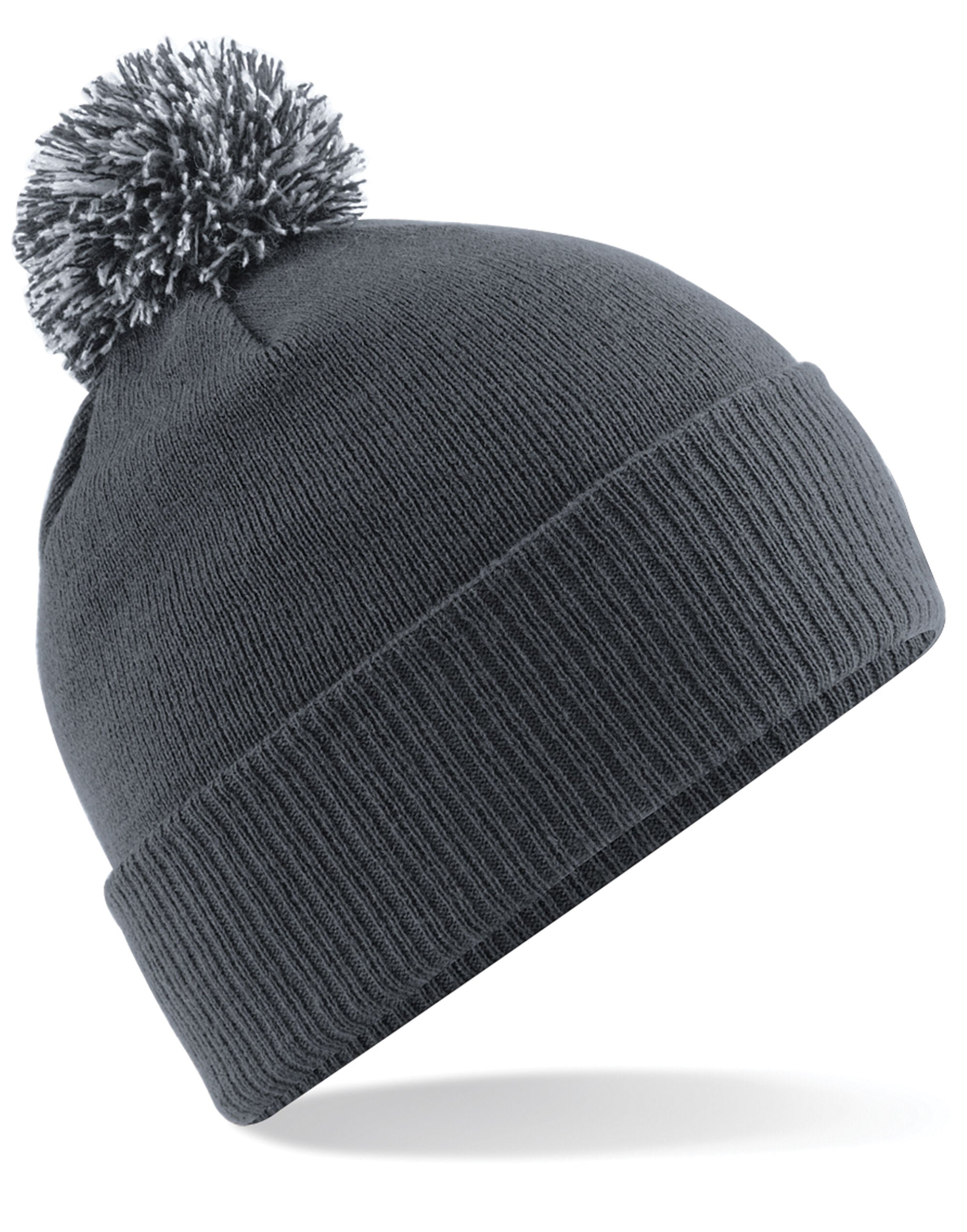 Beechfield Snowstar® Beanie B450 - Graphite Grey Light Grey O S - Customisable Beanies