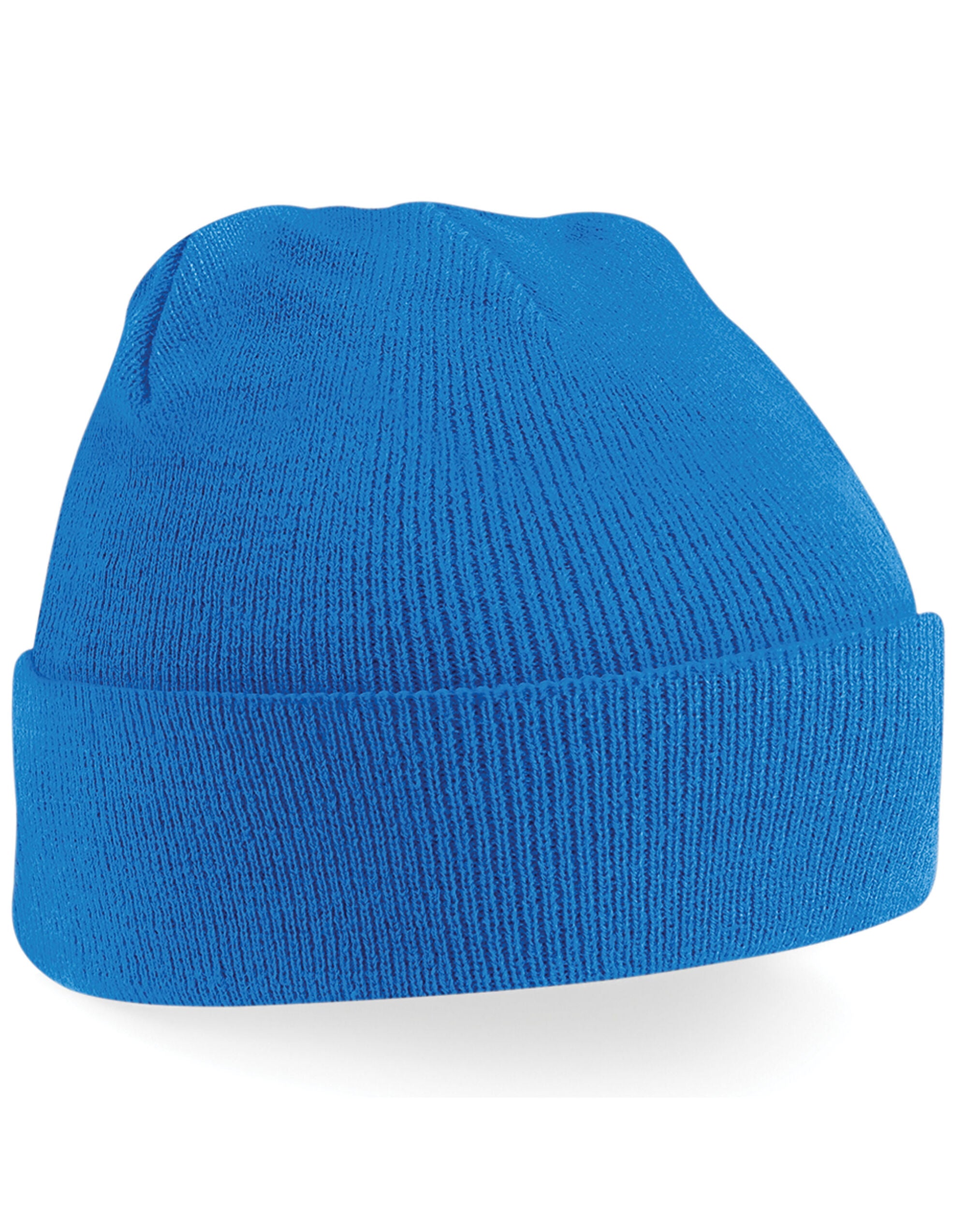 Beechfield Original Cuffed Beanie B45 - Sapphire O S - Customisable Beanies