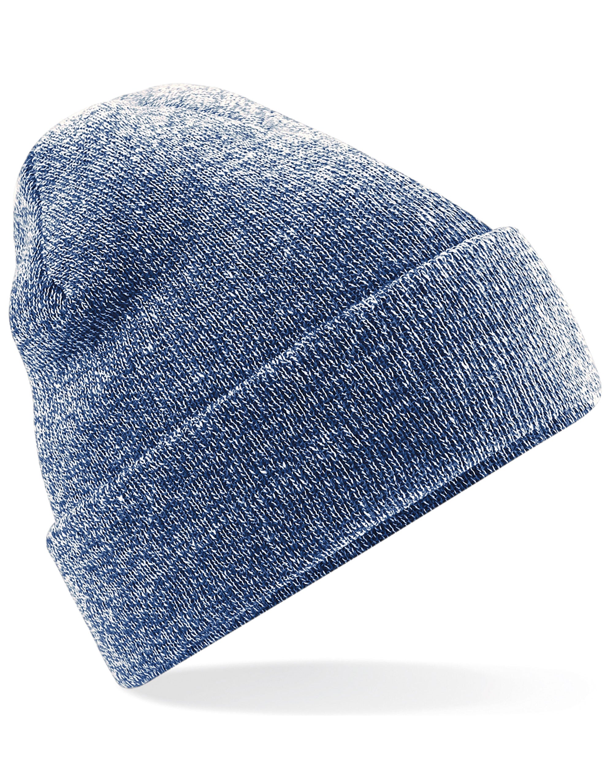 Beechfield Original Cuffed Beanie B45 - Heather Navy O S - Customisable Beanies