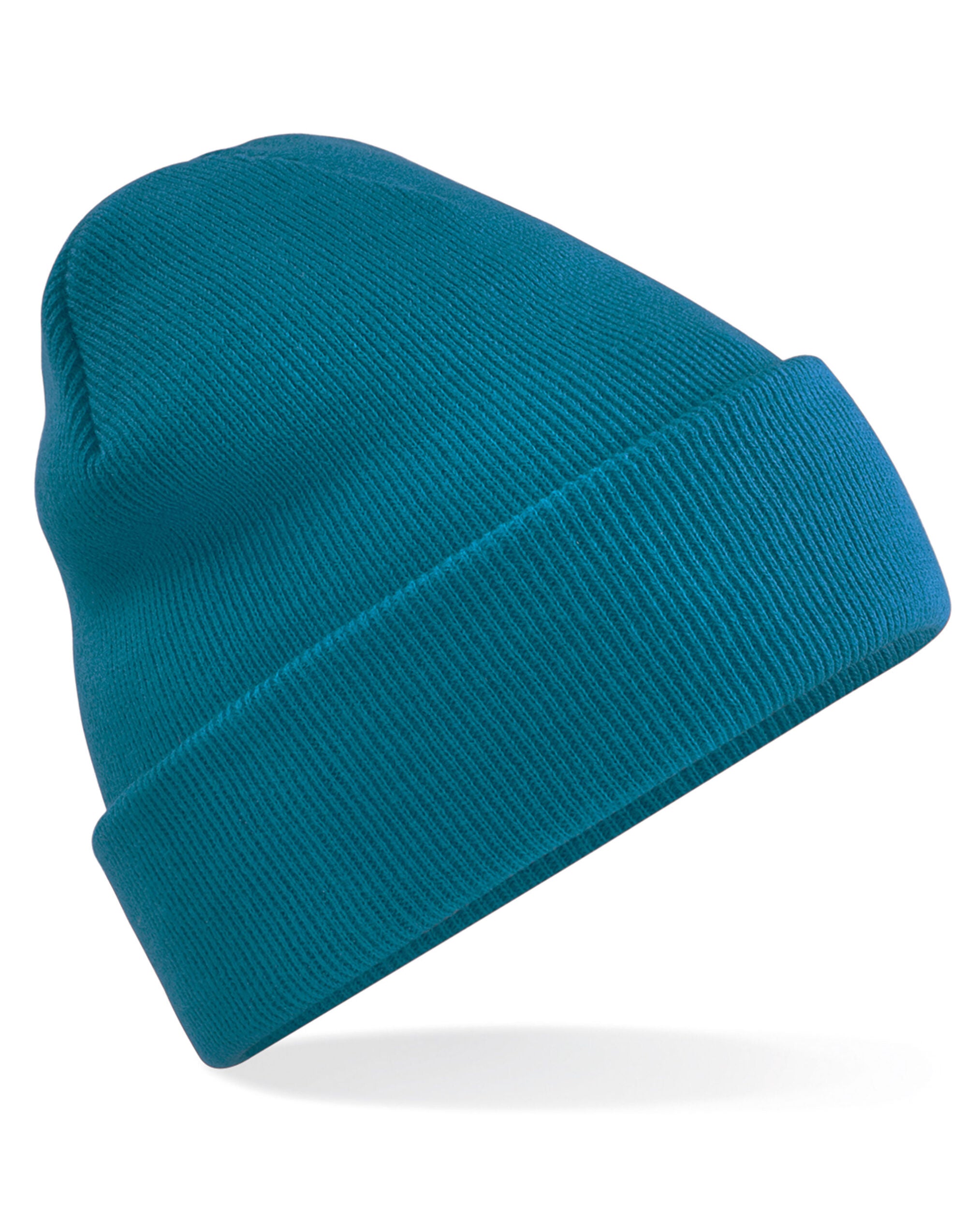 Beechfield Original Cuffed Beanie B45 - Teal O S - Customisable Beanies
