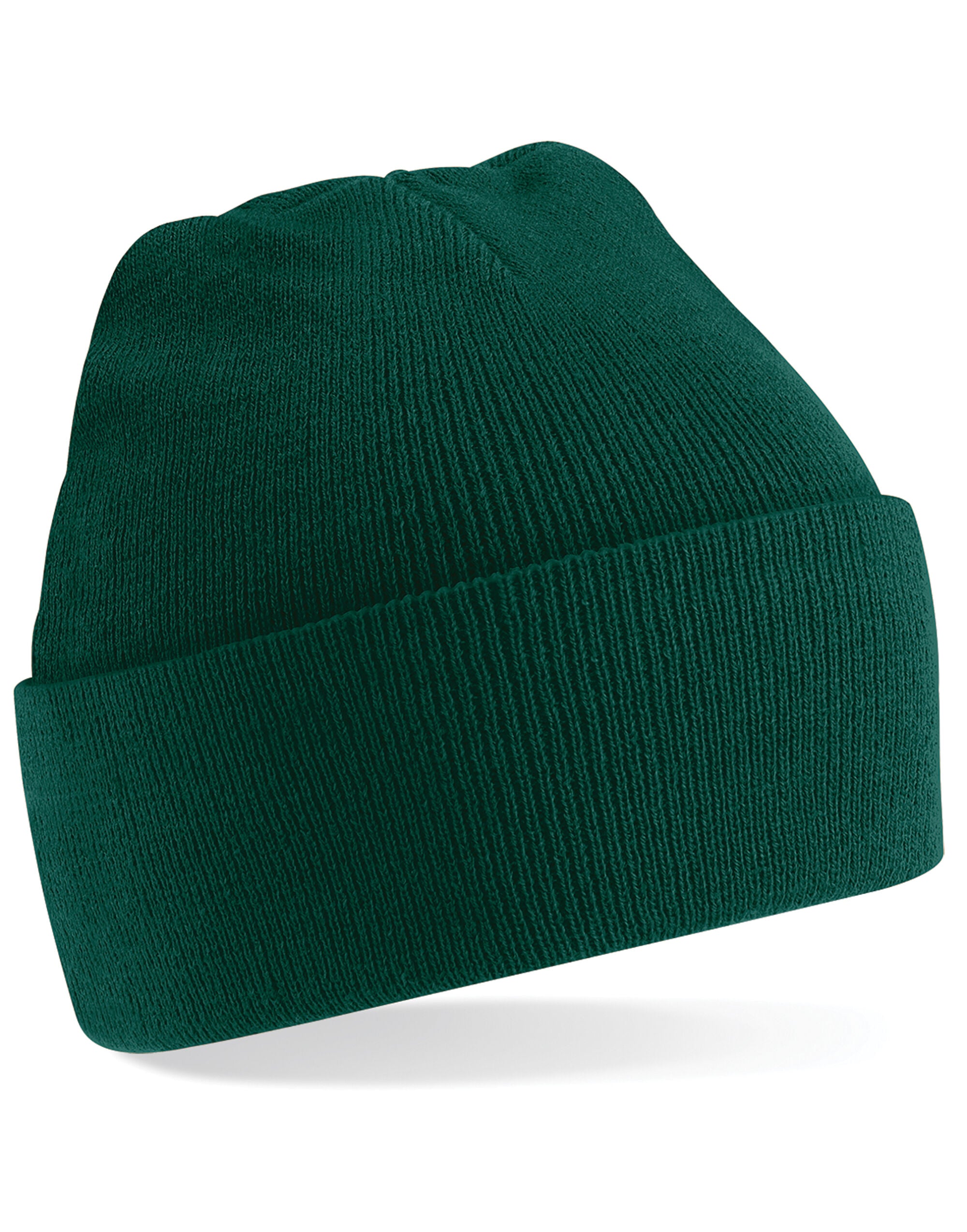 Beechfield Original Cuffed Beanie B45 - Bottle Green O S - Customisable Beanies