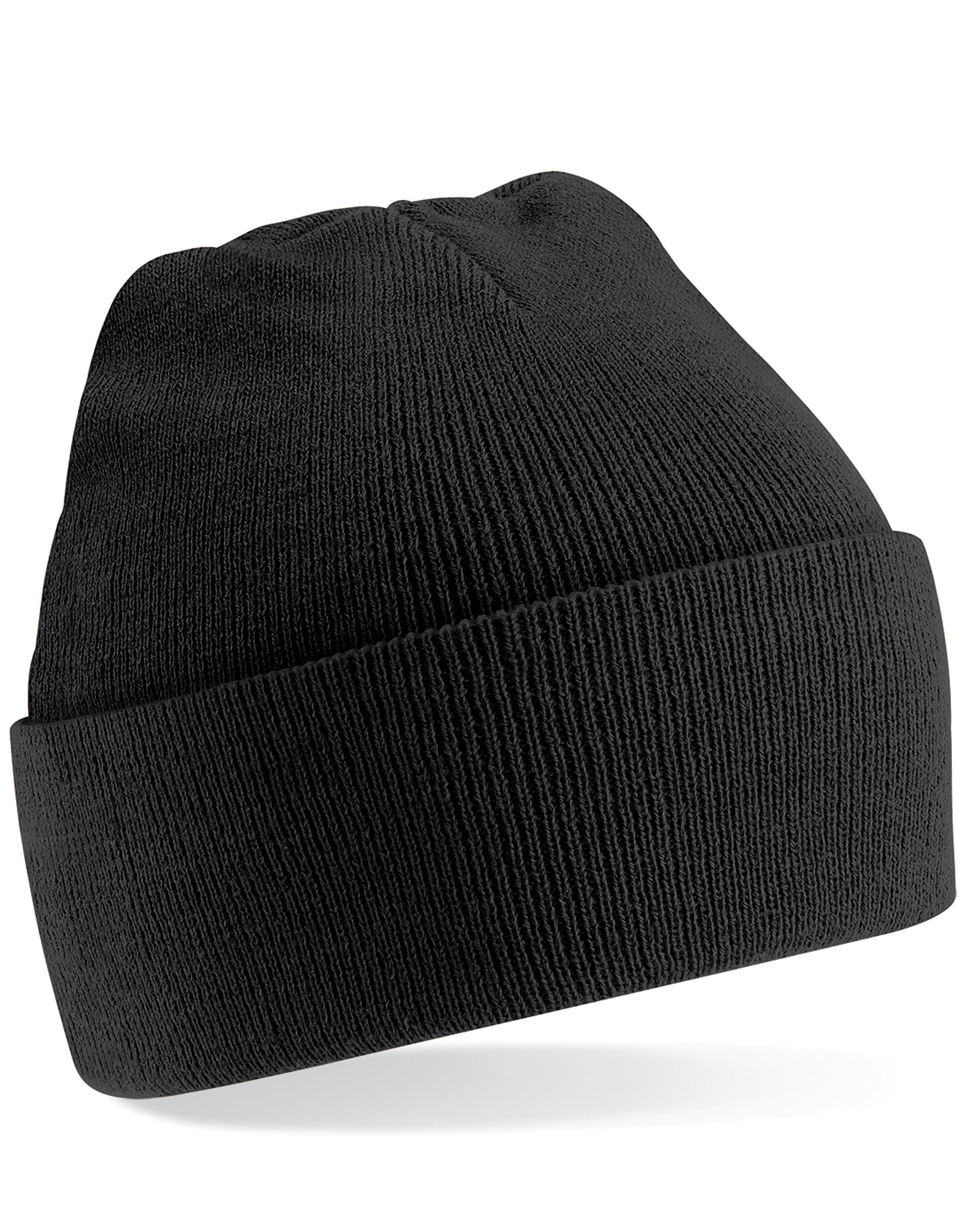 Beechfield Original Cuffed Beanie B45 - Black O S - Customisable Beanies