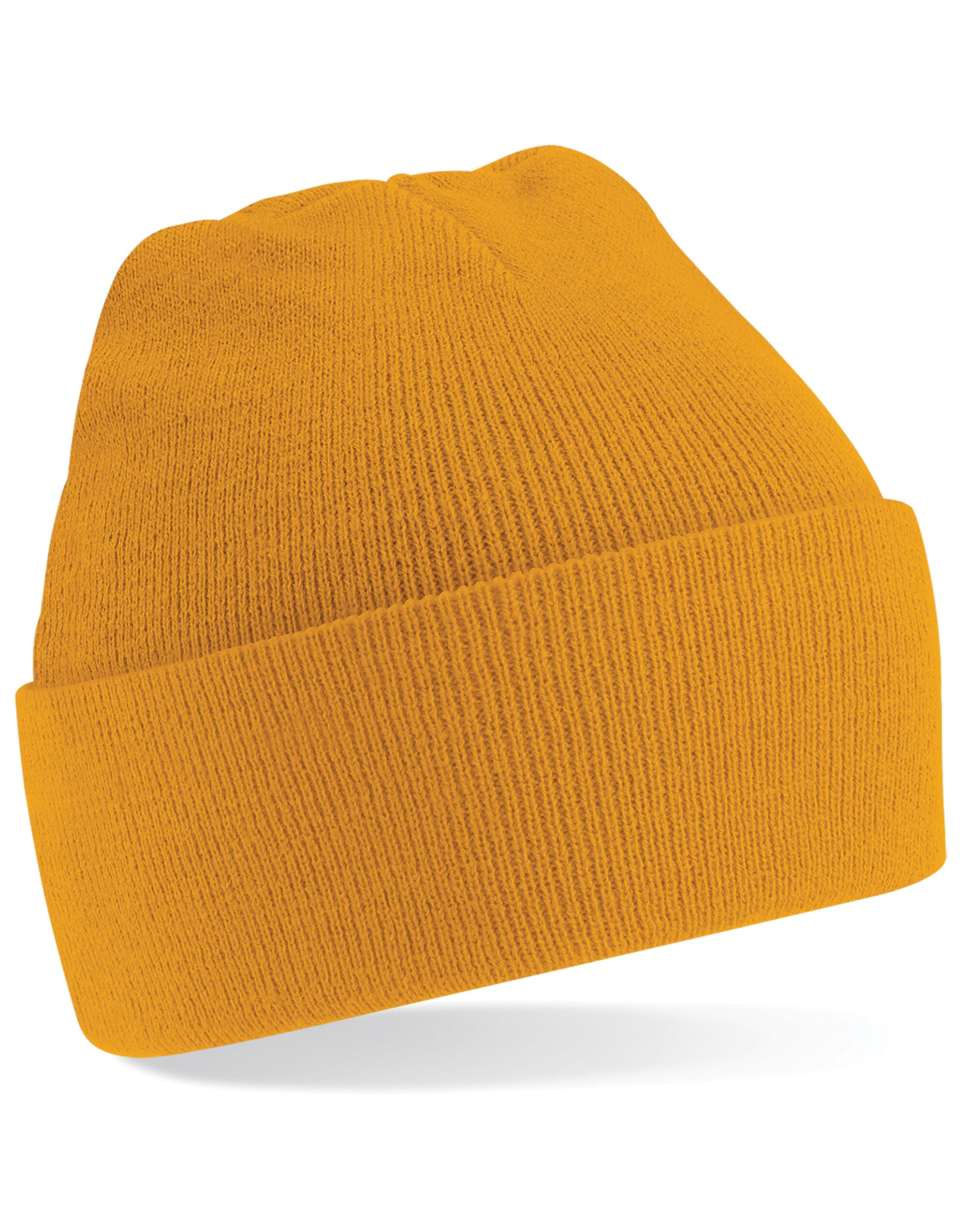 Beechfield Original Cuffed Beanie B45 - Mustard O S - Customisable Beanies