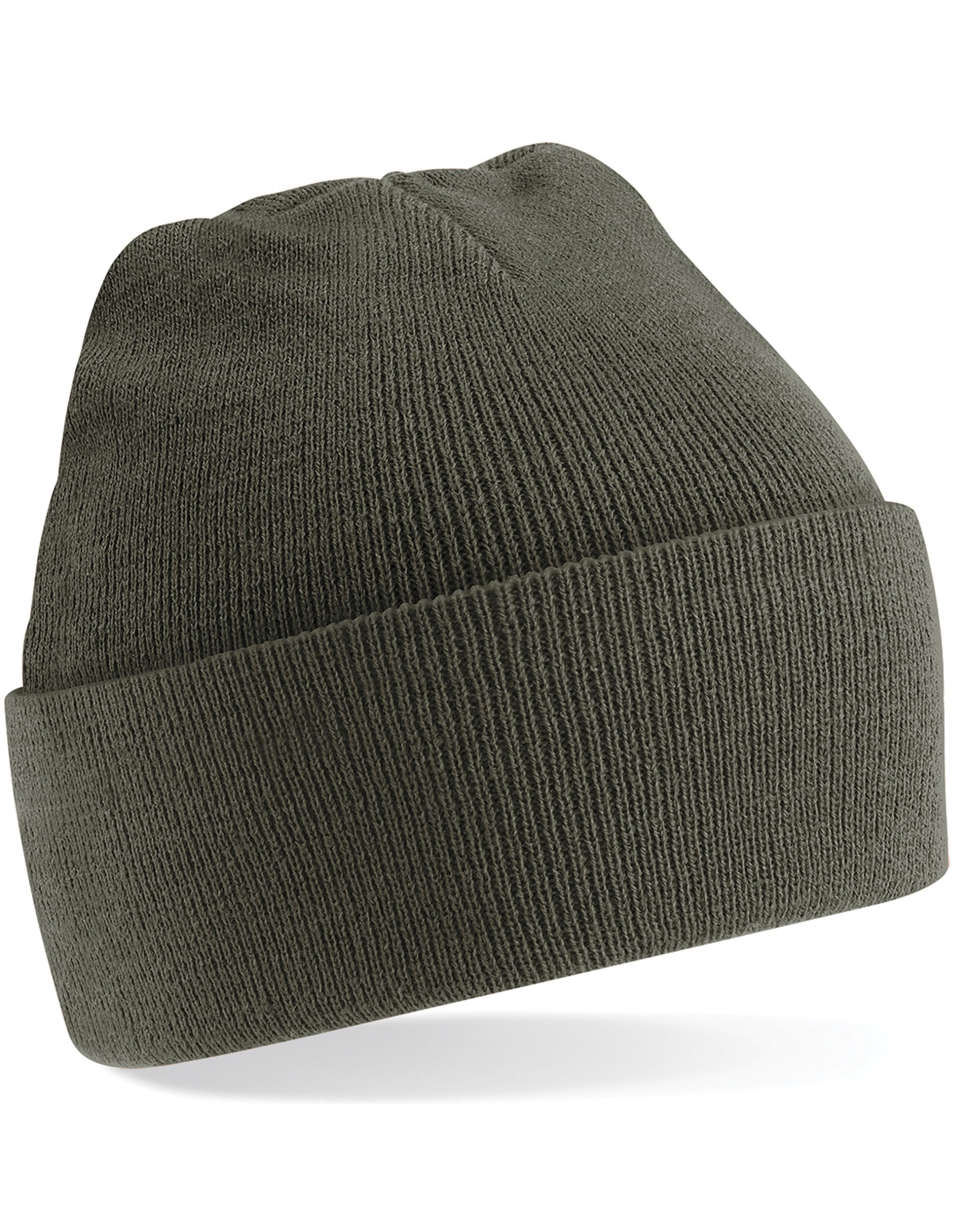 Beechfield Original Cuffed Beanie B45 - Olive O S - Customisable Beanies