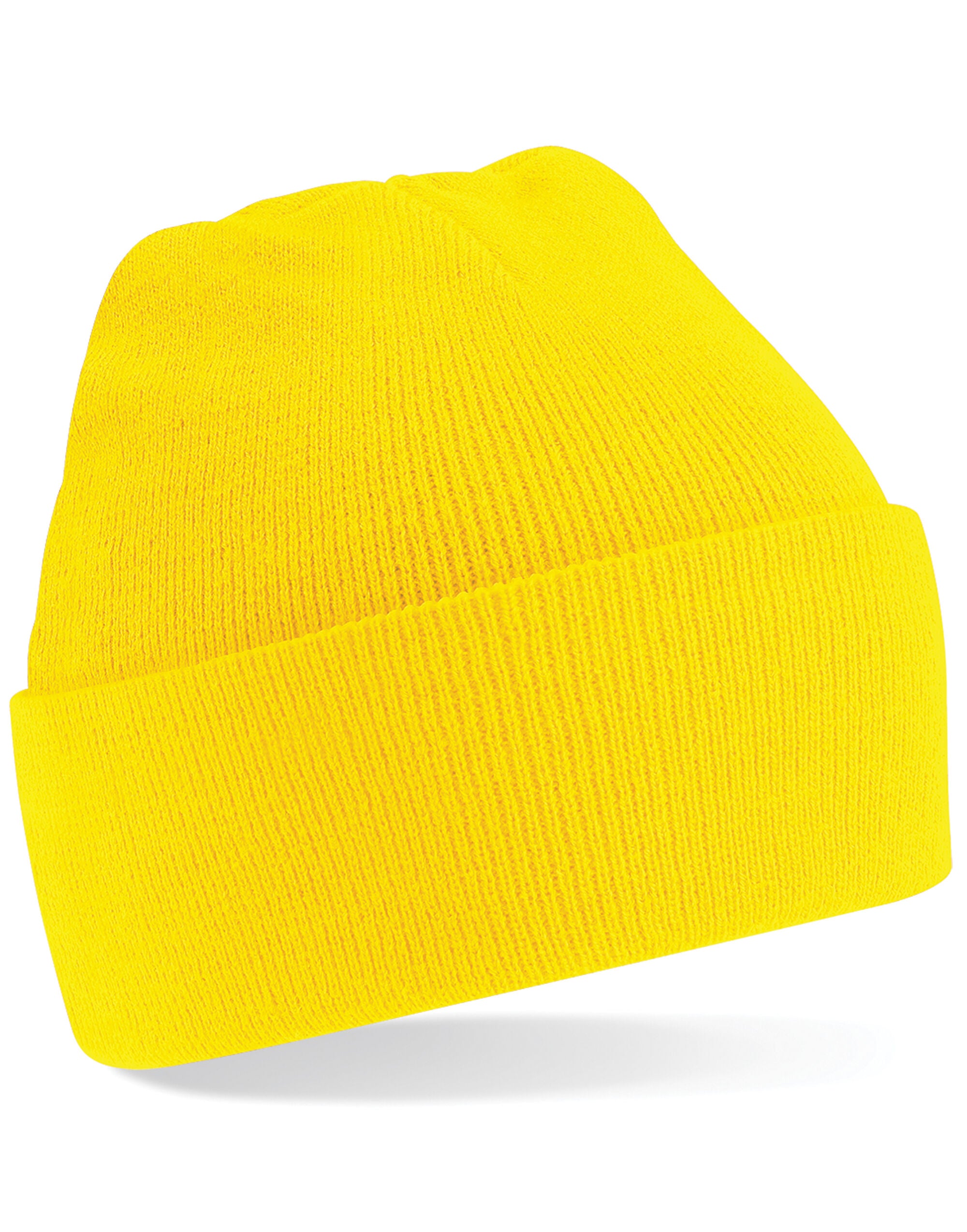 Beechfield Original Cuffed Beanie B45 - Yellow O S - Customisable Beanies