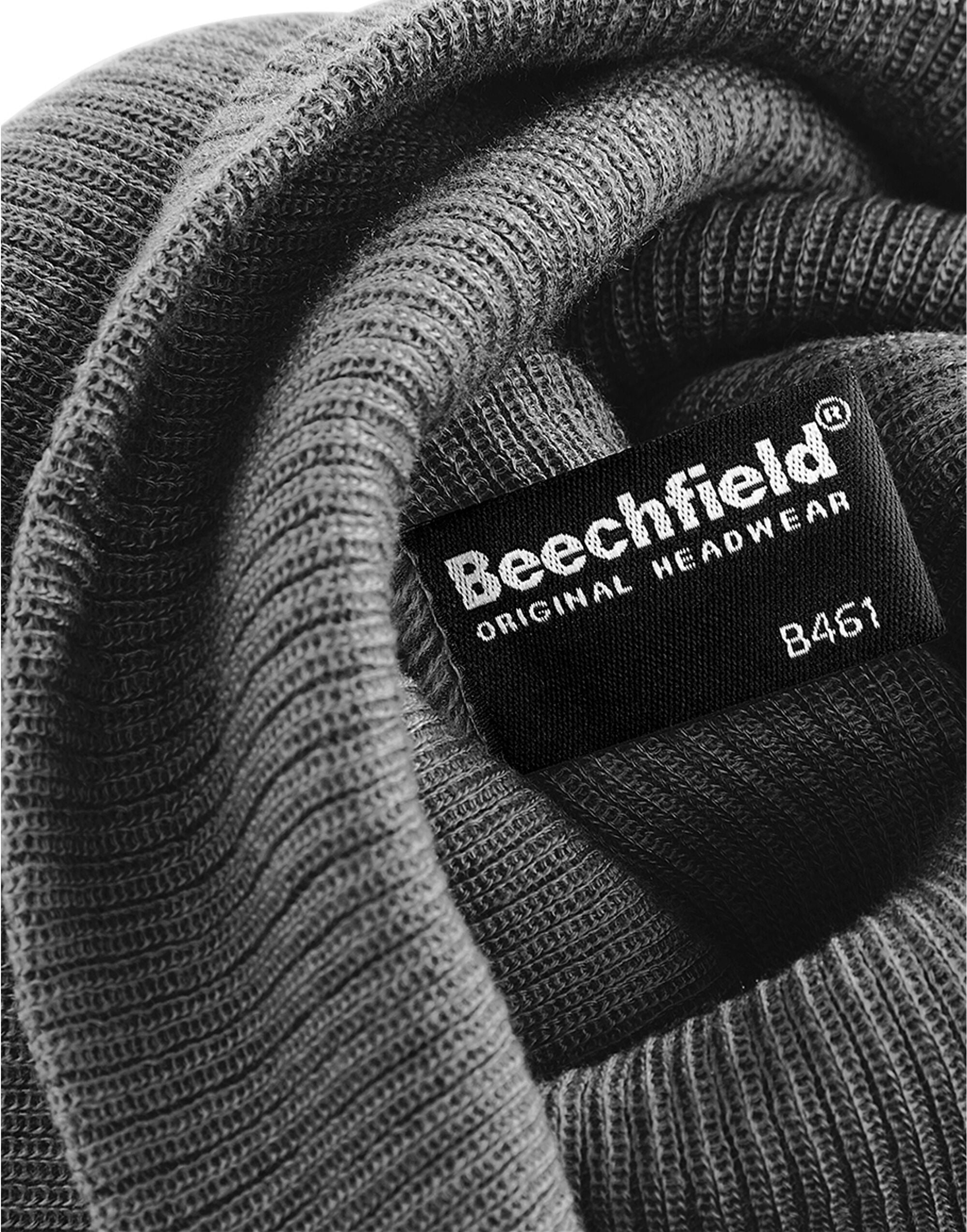 Beechfield Slouch Beanie B461 - Smoke O S - Customisable Beanies