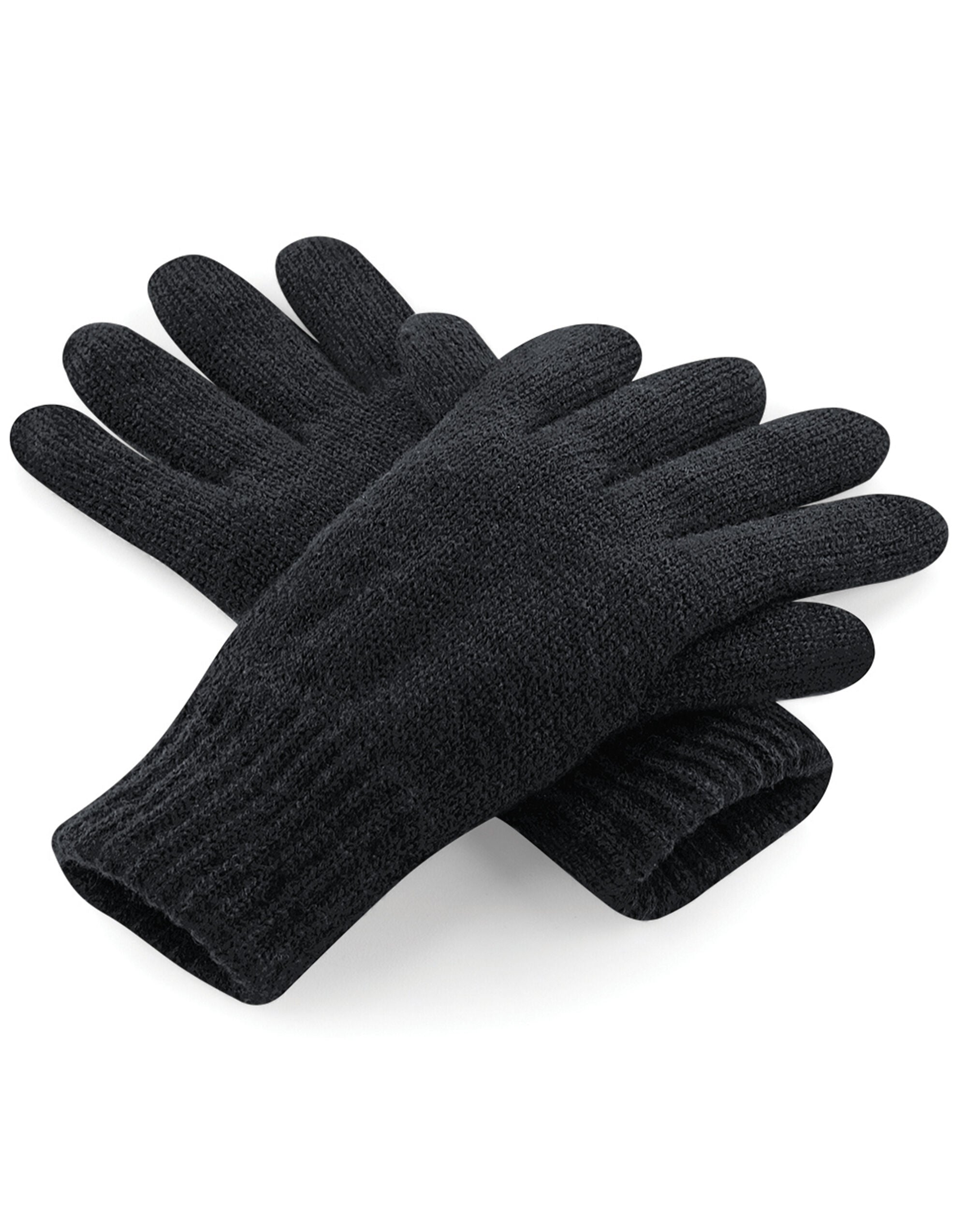 Beechfield Classic Thinsulate Gloves B495 - Black L-XL - Customisable Gloves