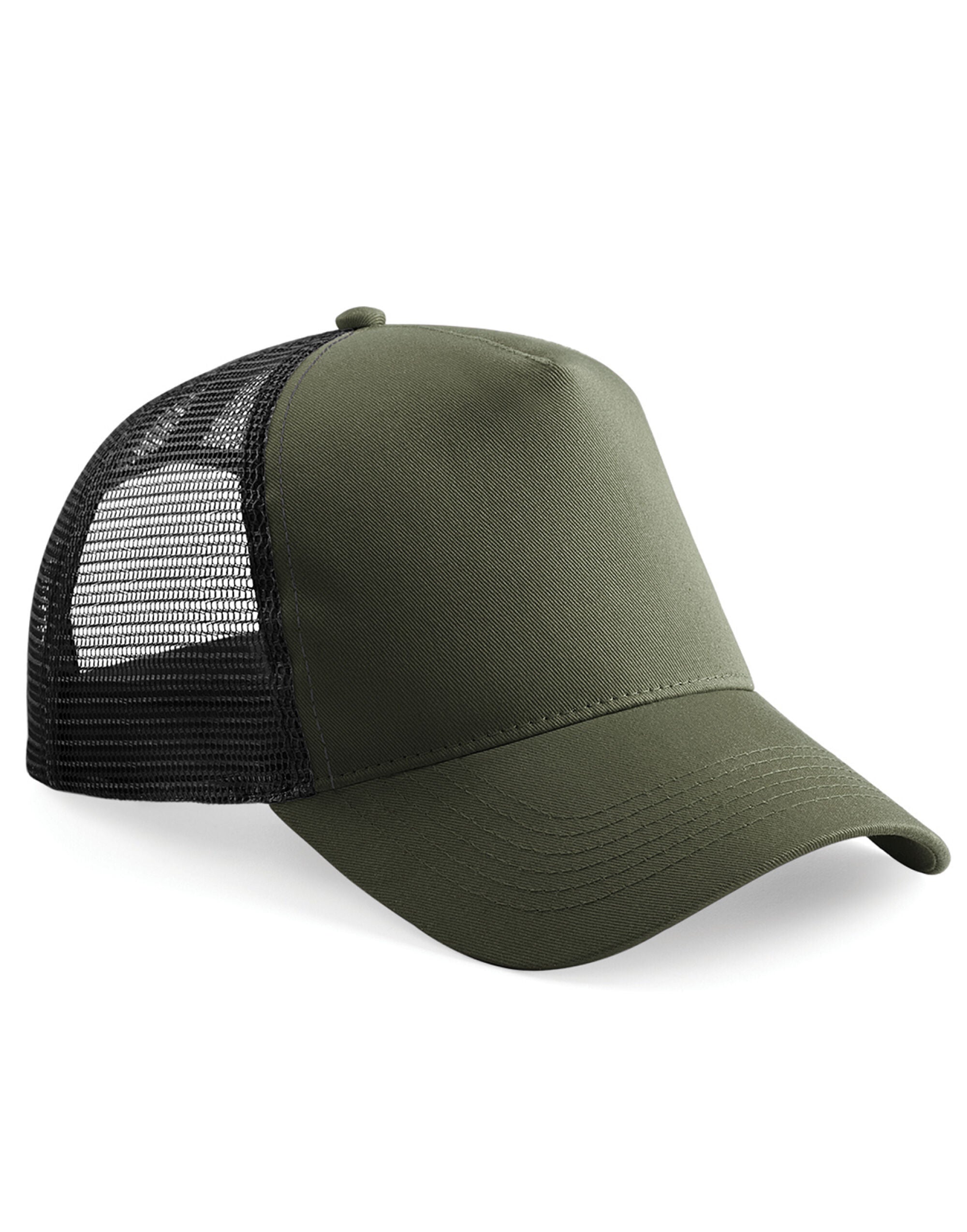 Beechfield Snapback Trucker B640 - Olive Black O S - Customisable Caps