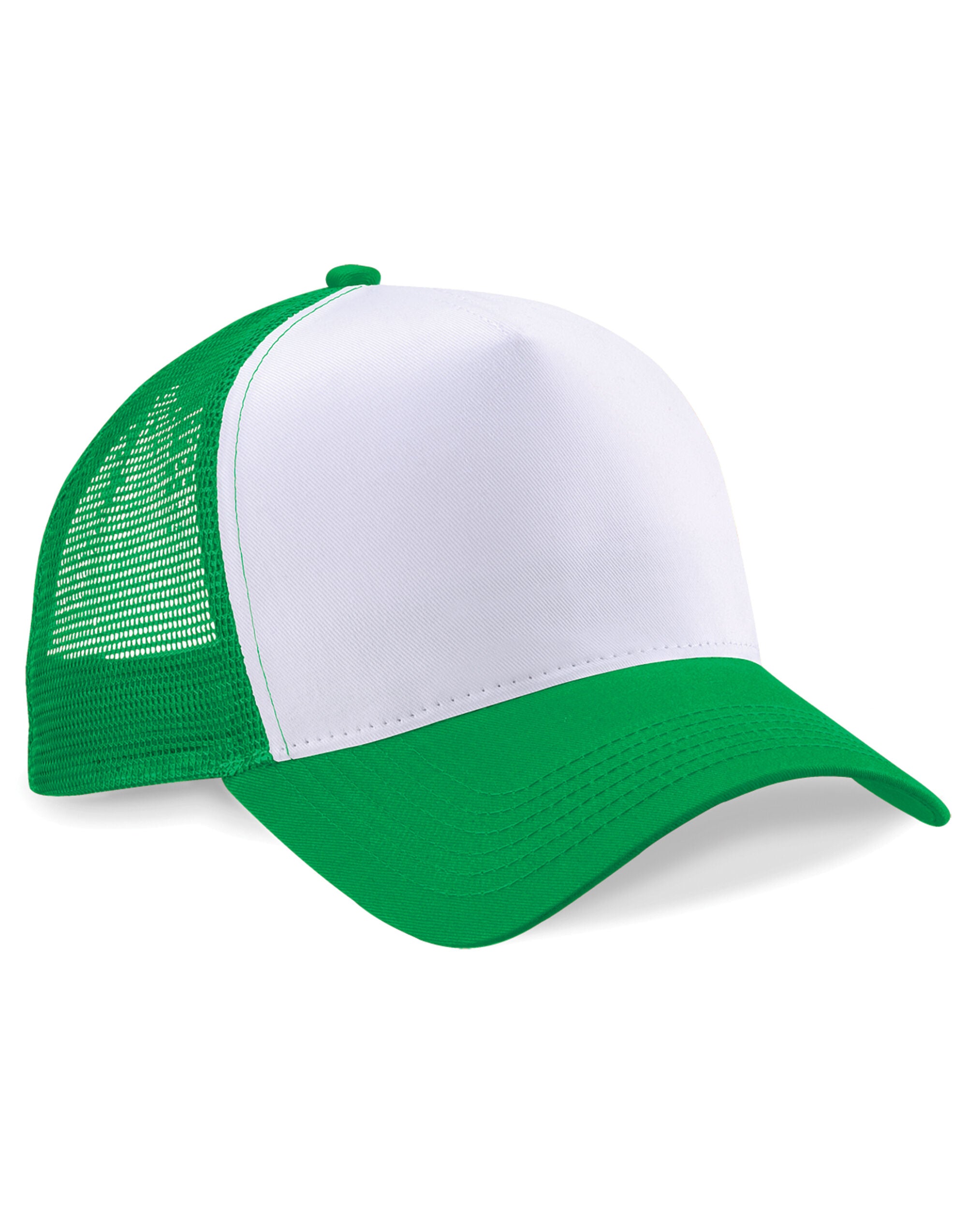 Beechfield Snapback Trucker B640 - Pure Green White O S - Customisable Caps