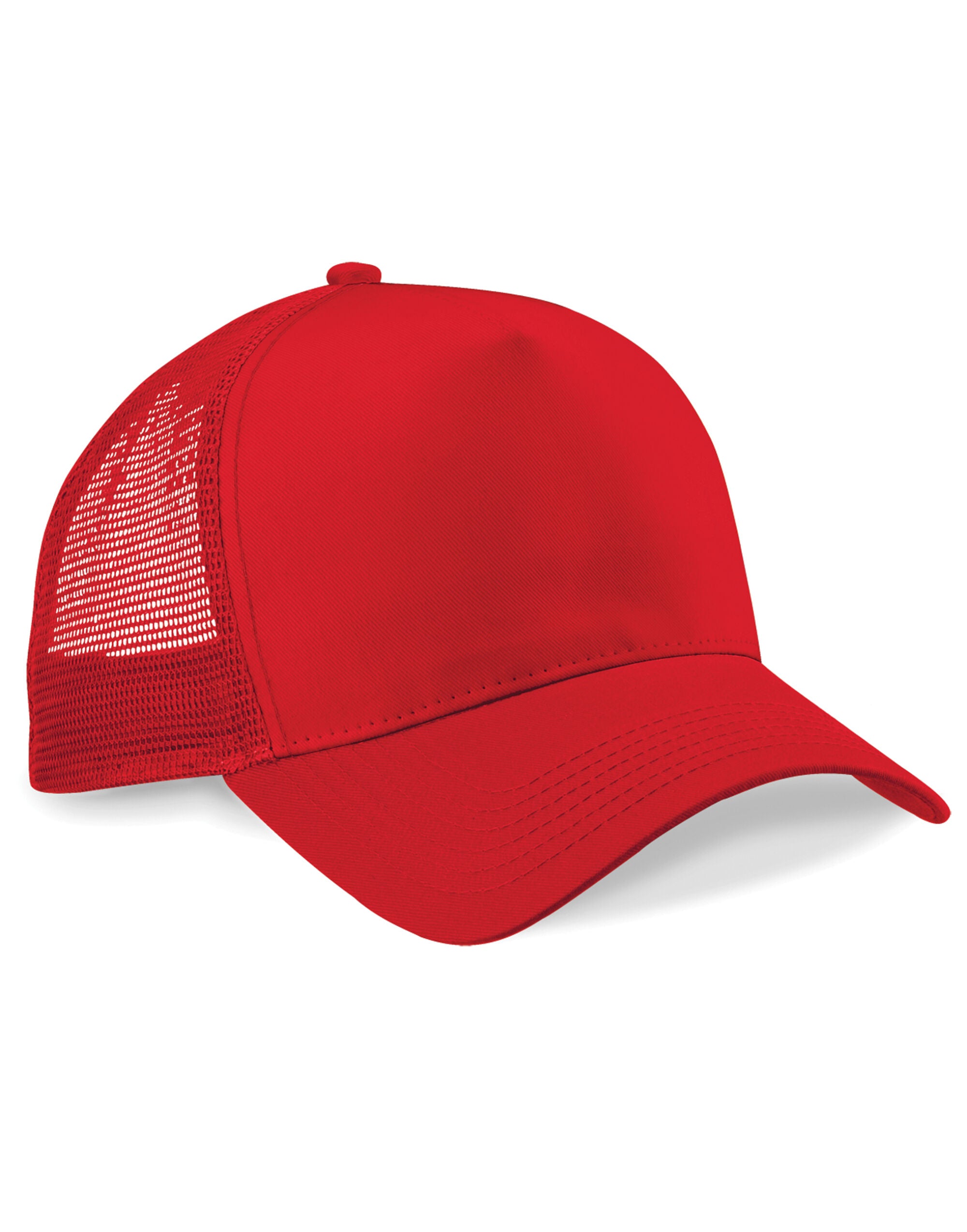 Beechfield Snapback Trucker B640 - Classic Red Classic Red O S - Customisable Caps