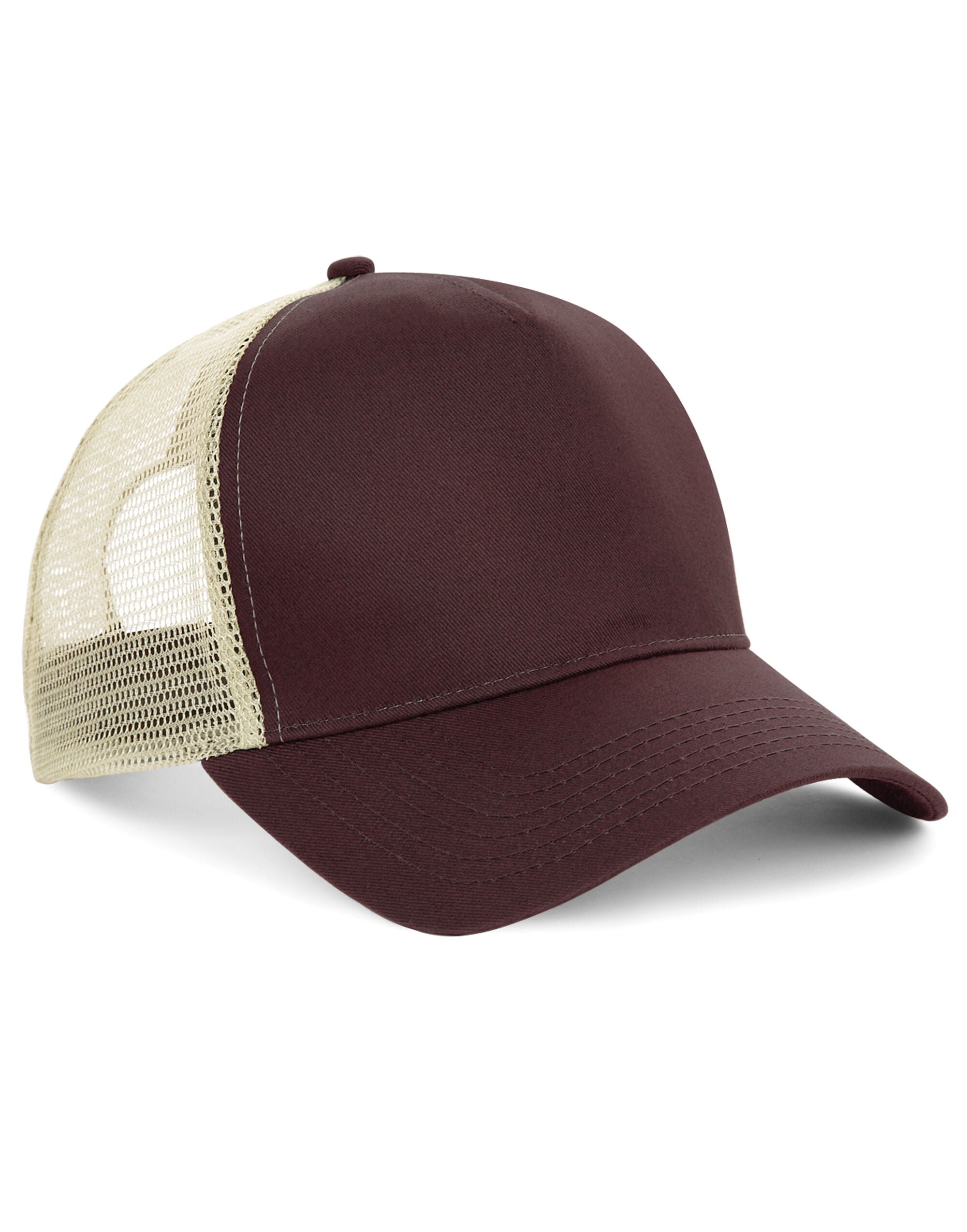 Beechfield Snapback Trucker B640 - Chocolate Caramel O S - Customisable Caps