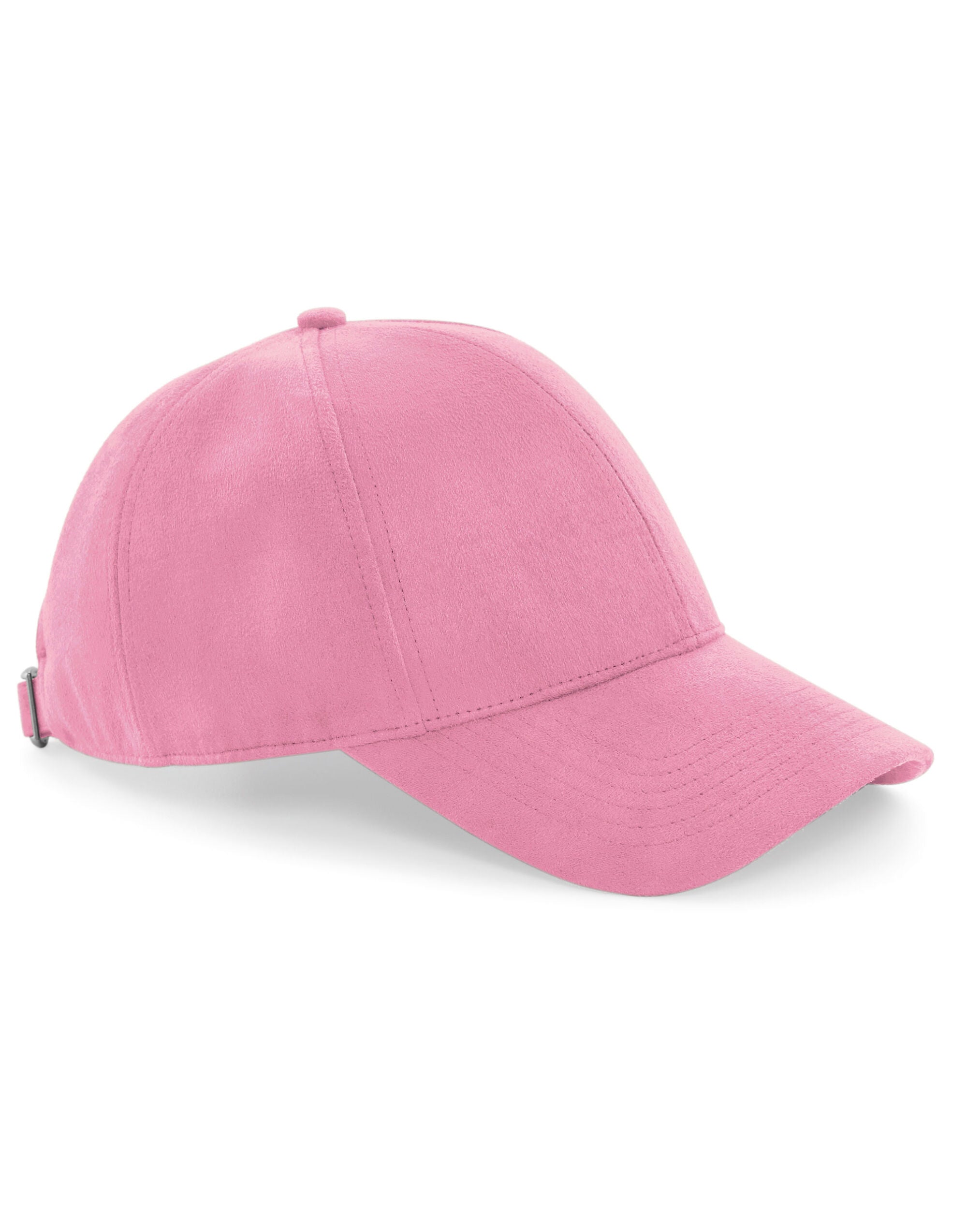Beechfield Faux Suede 6 Panel Cap B656 - Dusky Pink O S - Customisable Caps