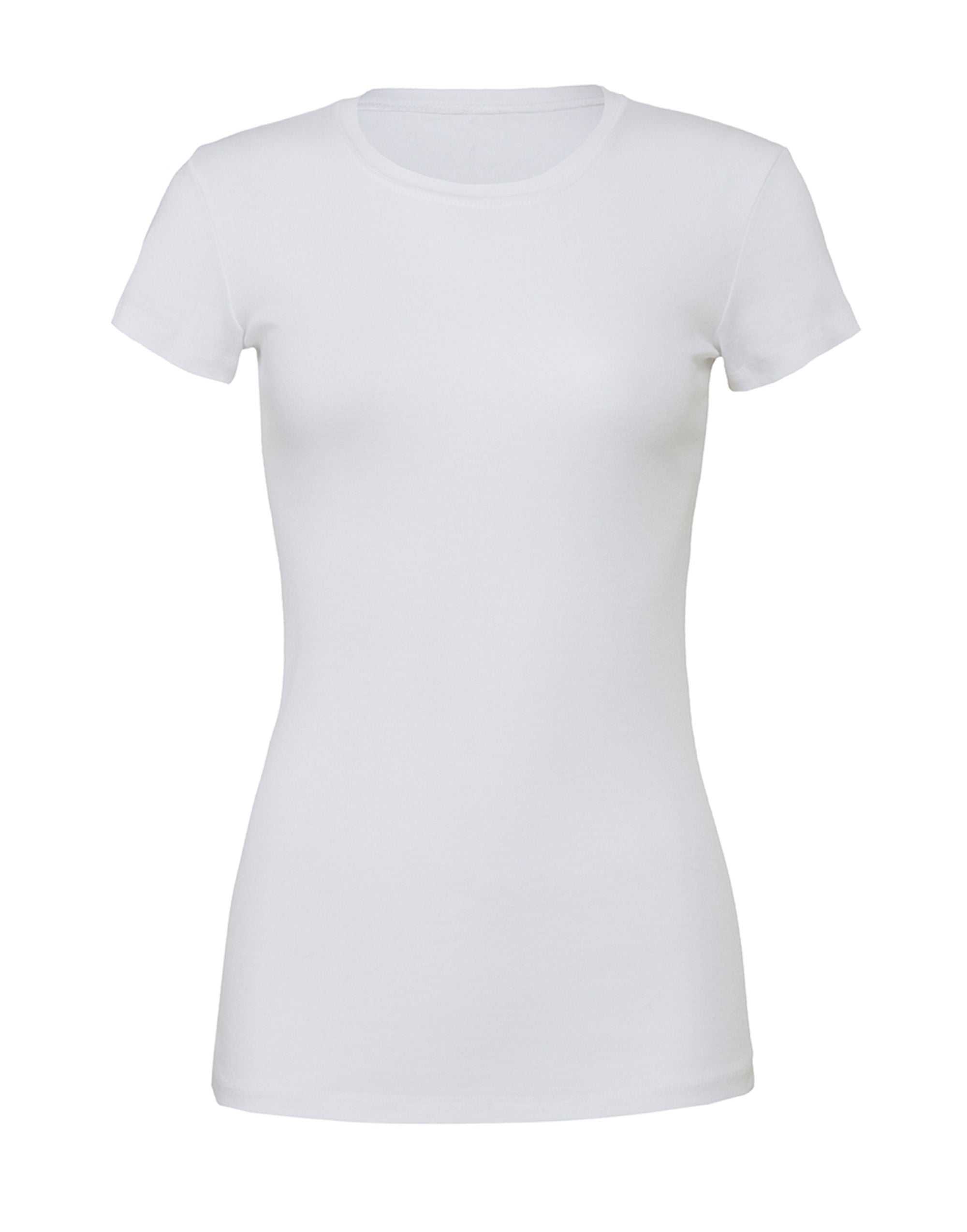 Bella Womens Slim Fit Tee BE6004 - White - Customisable